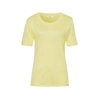 Brax Rundhalsshirt gelb normal (1-tlg)