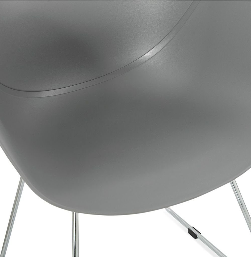 TERRA (grey) Loungesessel Plastic Polym KADIMA DESIGN 59 Esszimmerstuhl x Grau