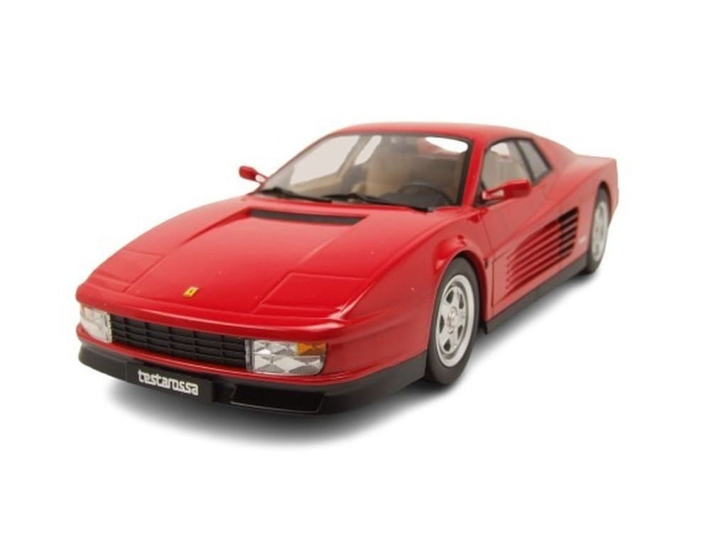 KK Scale Modellauto Ferrari Testarossa 1986 rot beiges Interieur, Maßstab 1:18