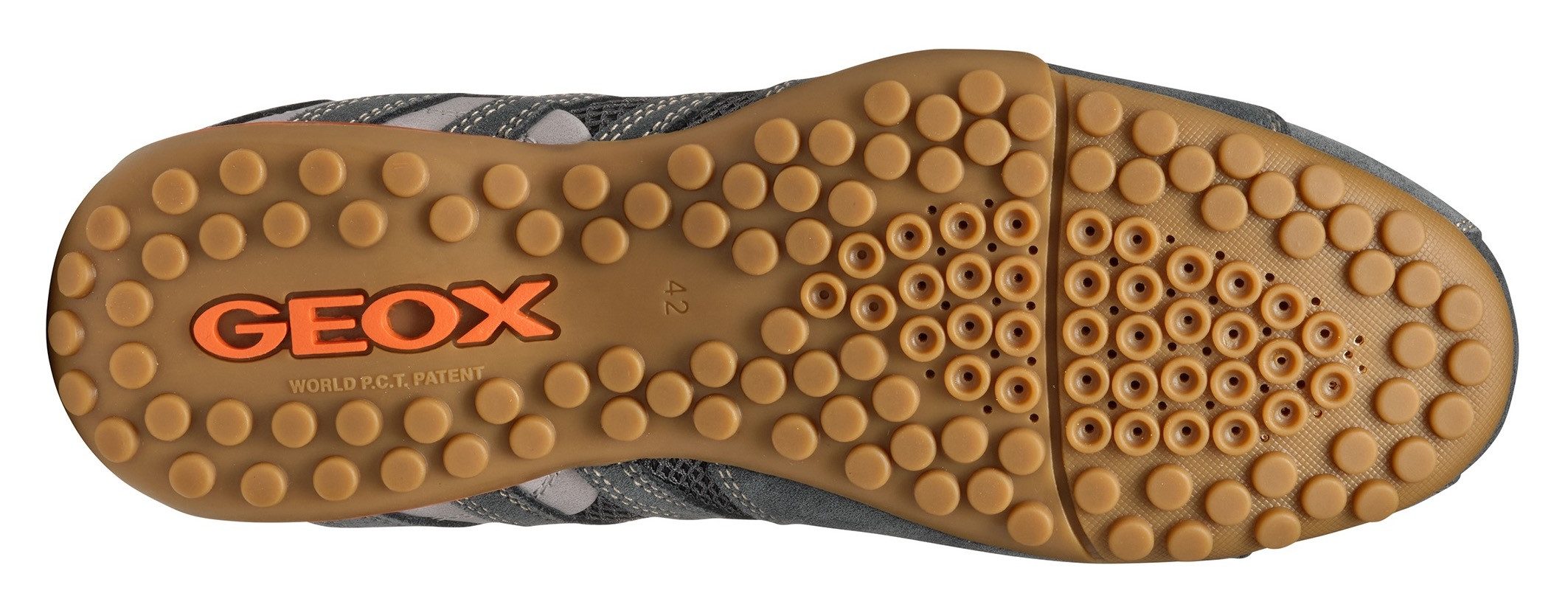 Geox U SNAKE ORIGINAL Schnürschuh, Schnürschuh, Freizeitschuh, Trekking Sneaker mit Lederinnensohle