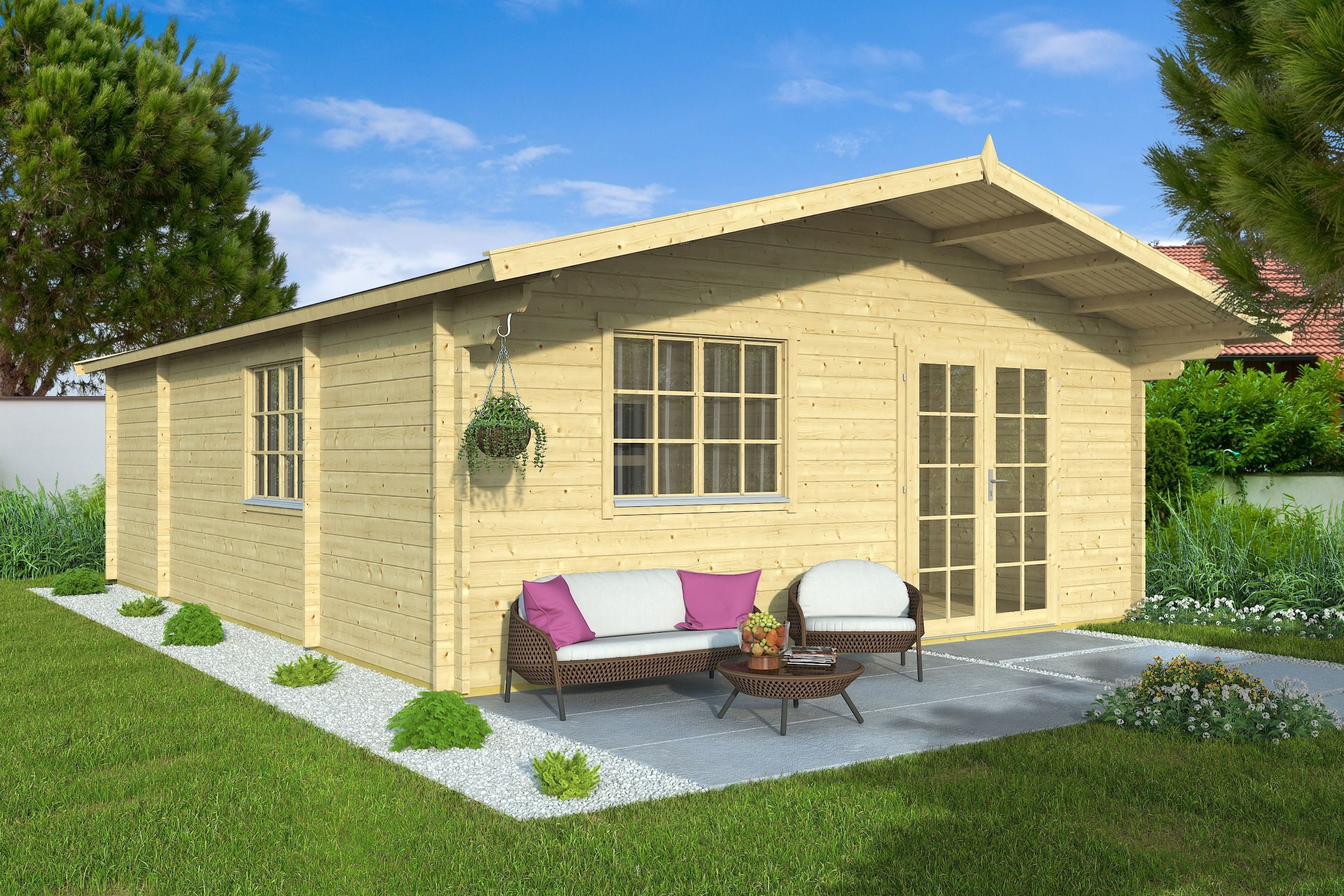 Fjordholz Gartenhaus Raik 44