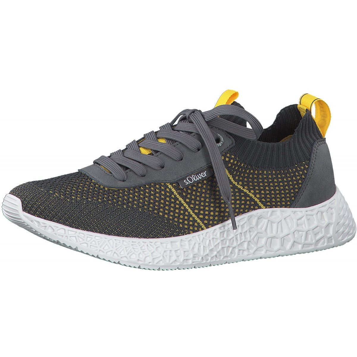 s.Oliver Sockliner mit Ortholite - Textil - grau Herren Sneaker