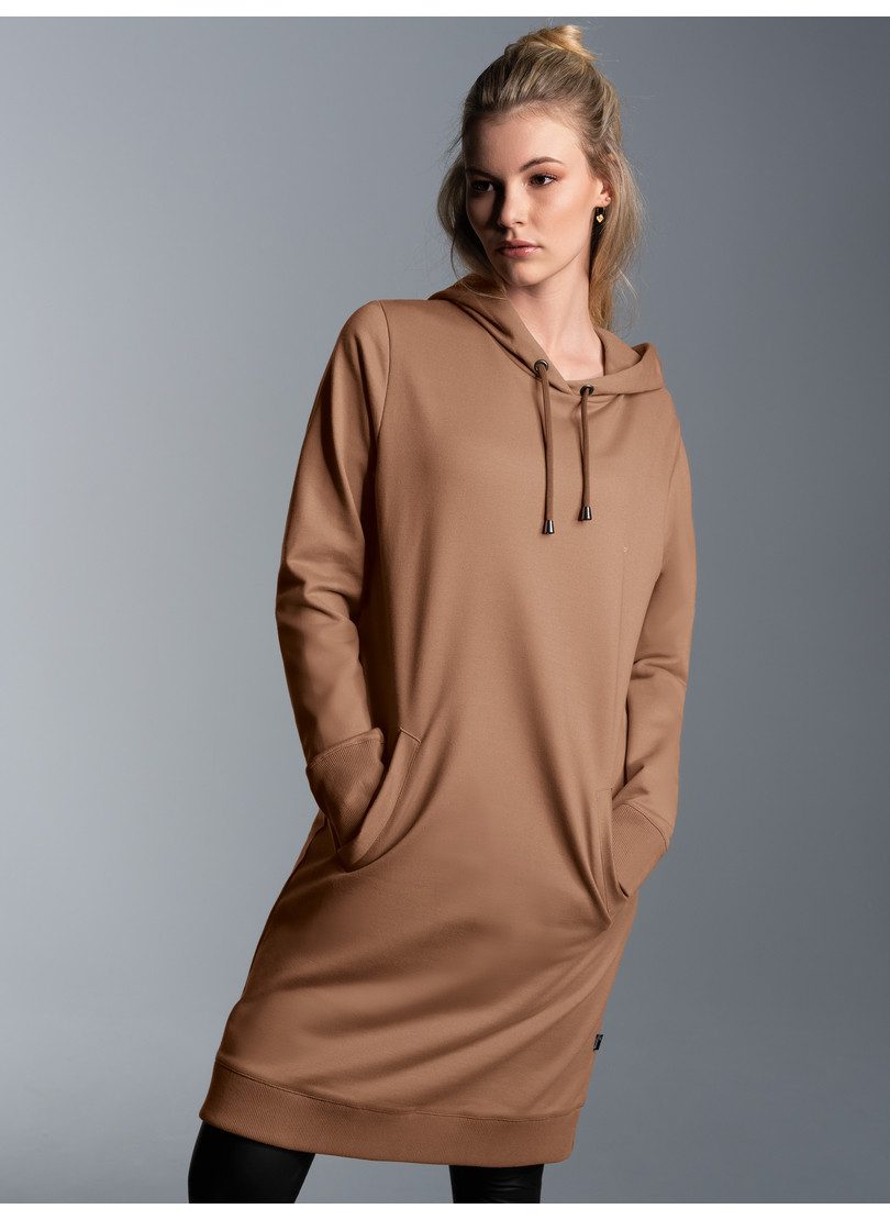 Trigema Sweatkleid TRIGEMA Sweatkleid in kuscheliger günstig online kaufen