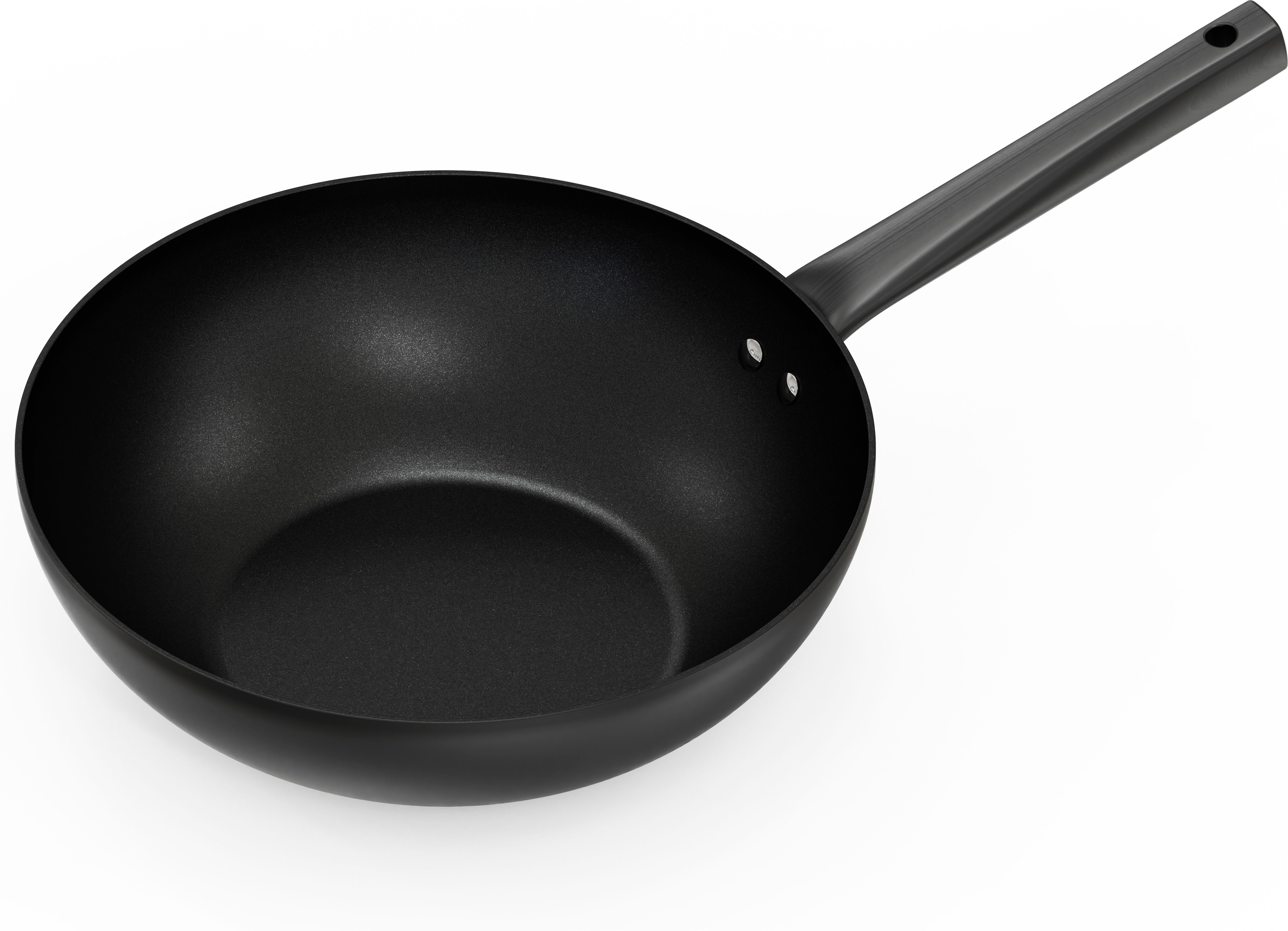 Hanseatic Wok ALU BASIC, Aluminium (1-tlg), Pfanne mit Antihaftbeschichtung, für alle Herdarten, inkl. Induktion