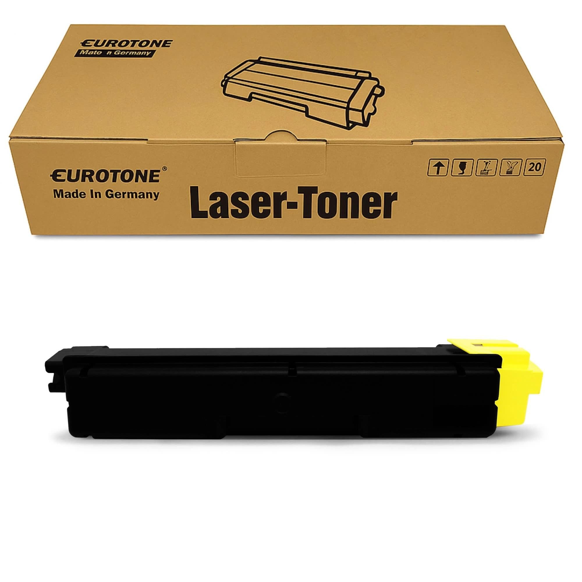 Eurotone Tonerkartusche TK590, TK590Y, (Einzelpack, 1-St., Lieferumfang: 1er-Pack in Gelb Toner in Gelb), Eurotone Toner TK590, TK590Y, 1er-Pack in Gelb, Gelb