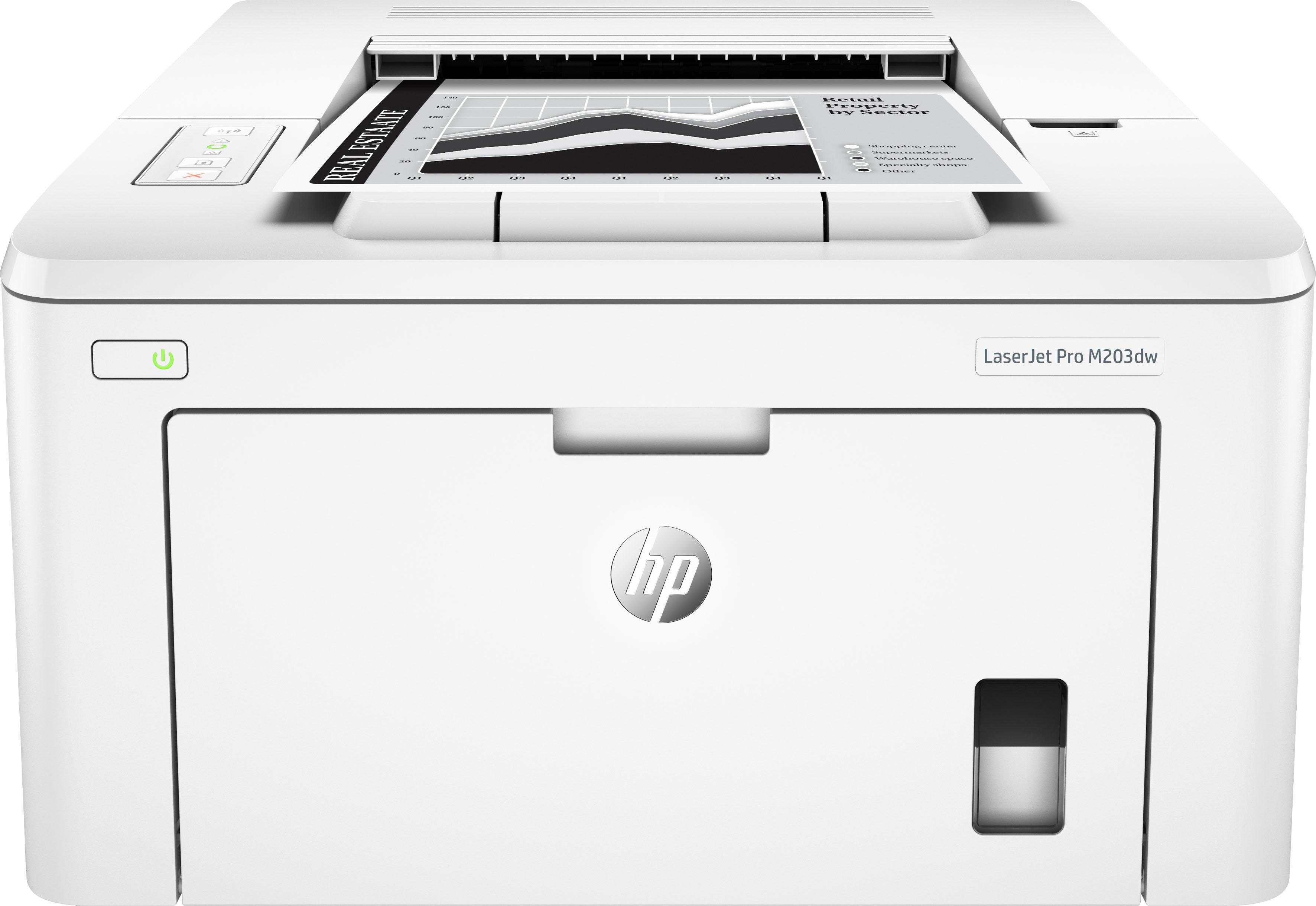 HP LaserJet Instant Laserdrucker, M203dw kompatibel) (Wi-Fi), Ink Pro (WLAN HP