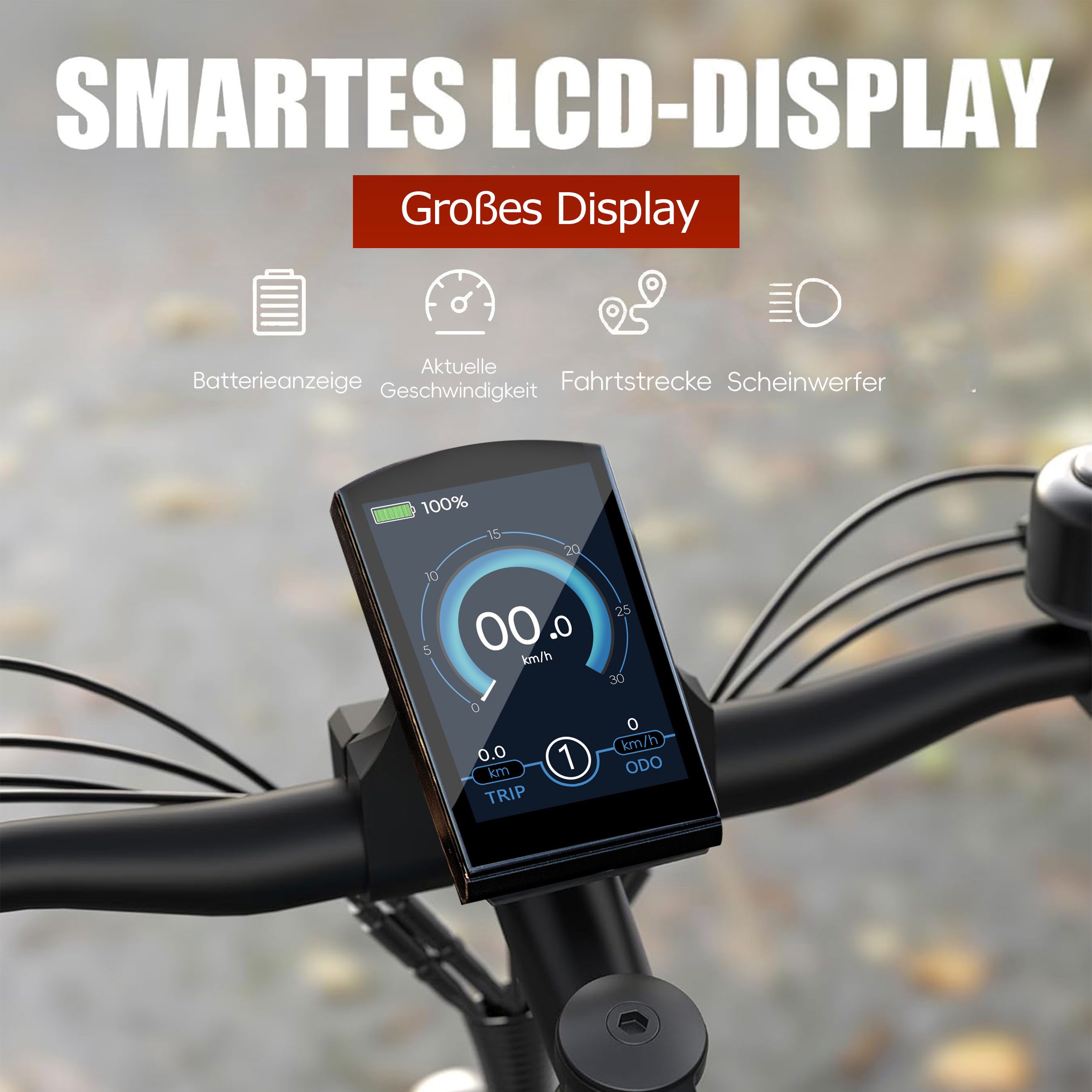 JOBOBIKE E-Bike Mountainbike 26 Zoll für Damen und Herren, 624 Wh, 80Nm, max. 130km, MTB Robin, Shimano, Kettenschaltung, Heckmotor, 624 Wh, (hydr. Scheibenbremse, mit 5 Stufen, Diamantrahmen, abnehmbarer Akku), 26x4'' Fat Tire MTB, max. 130 kg, Elektrofahrrad für 165-200cm