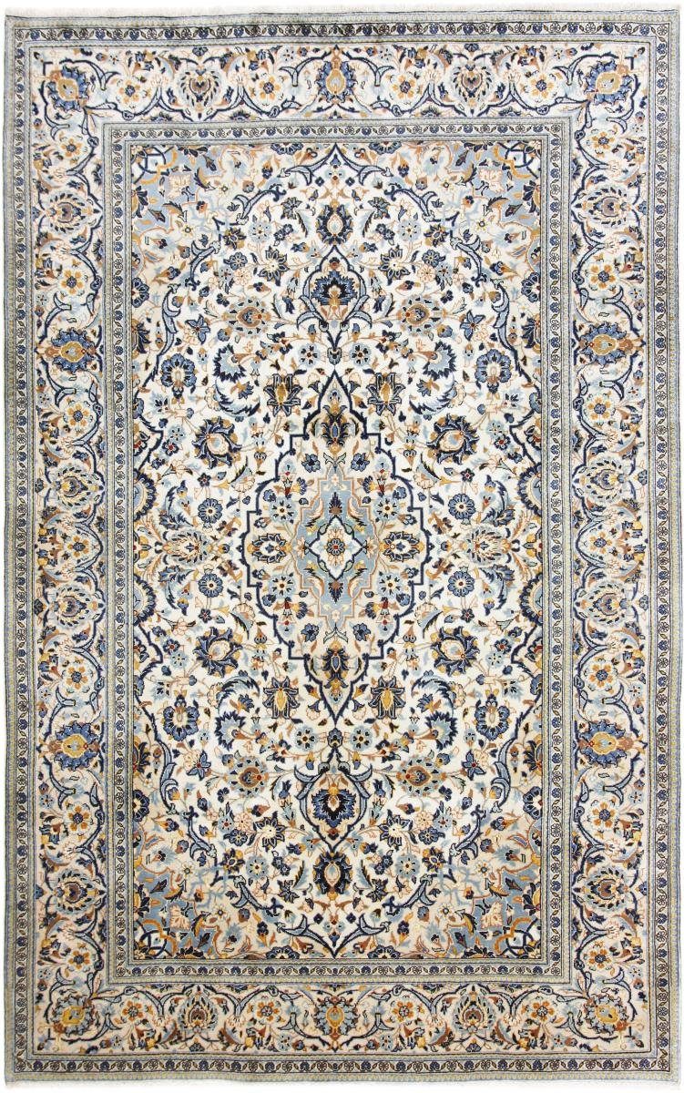 Orientteppich Keshan 201x316 Handgeknüpfter Orientteppich / Perserteppich, Nain Trading, rechteckig, Höhe: 12 mm