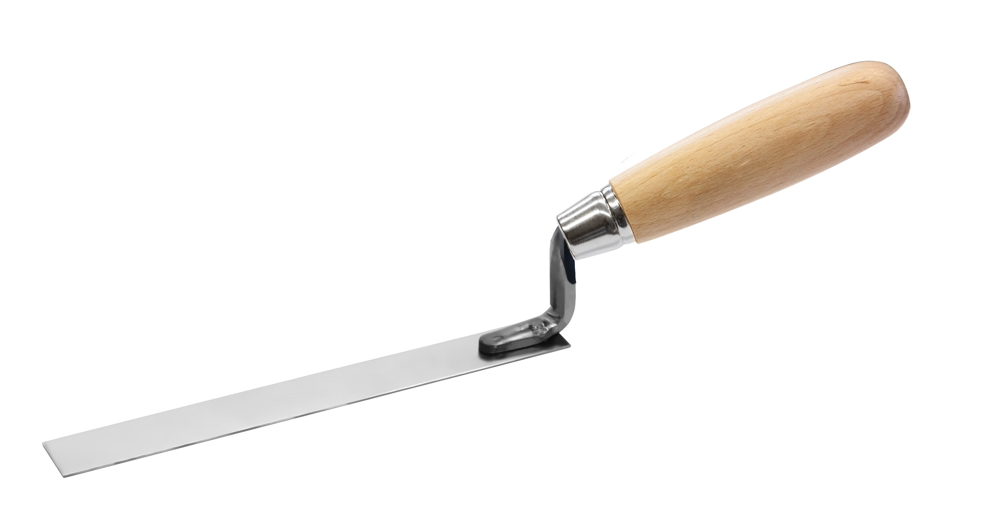 TECTOOL Maurerkelle BERLINER STECHERKELLE, ROSTF., HOLZ,180X40MM (Packung, 1-St., 1 Kelle) rostfrei, Holzgriff