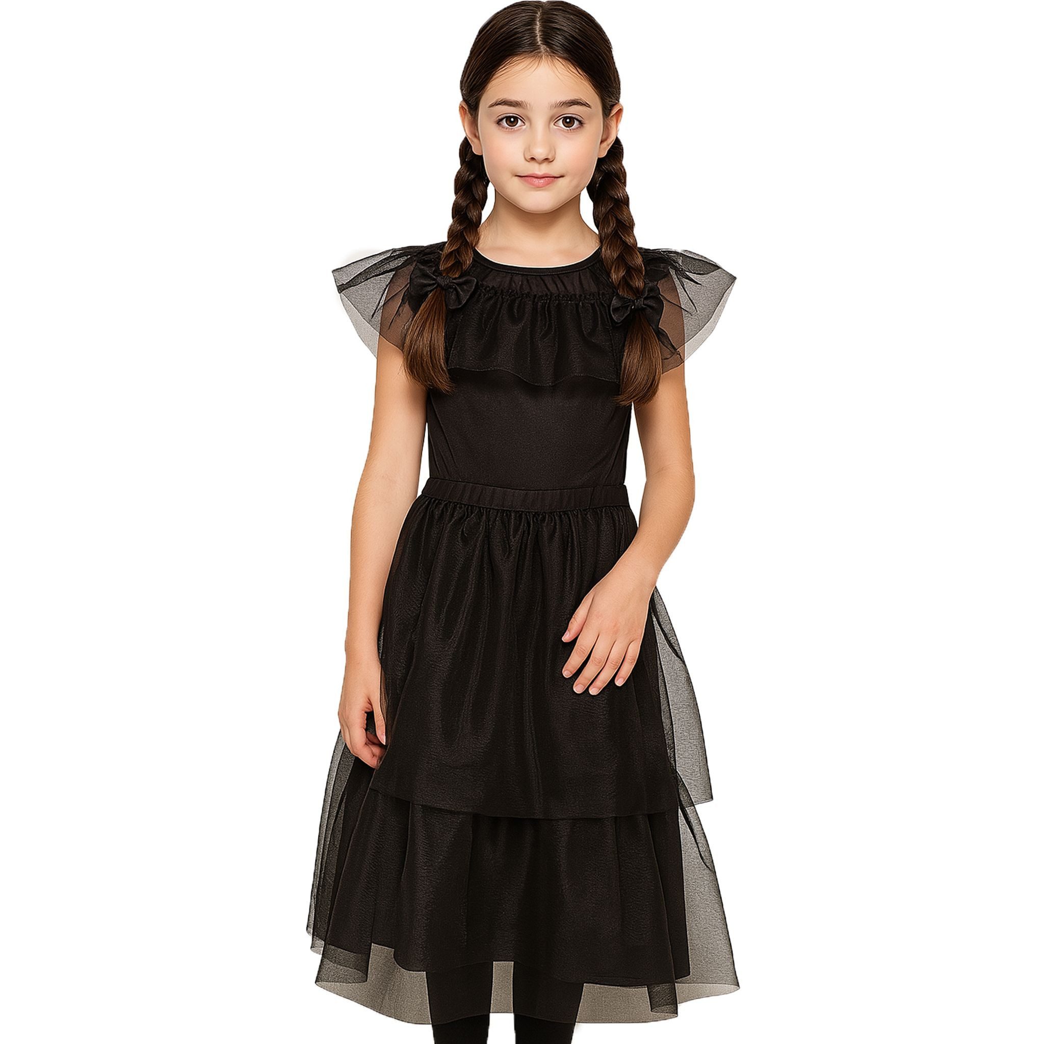 Kostüm Gothic Kleid Schattenprinzessin Kinder Halloween