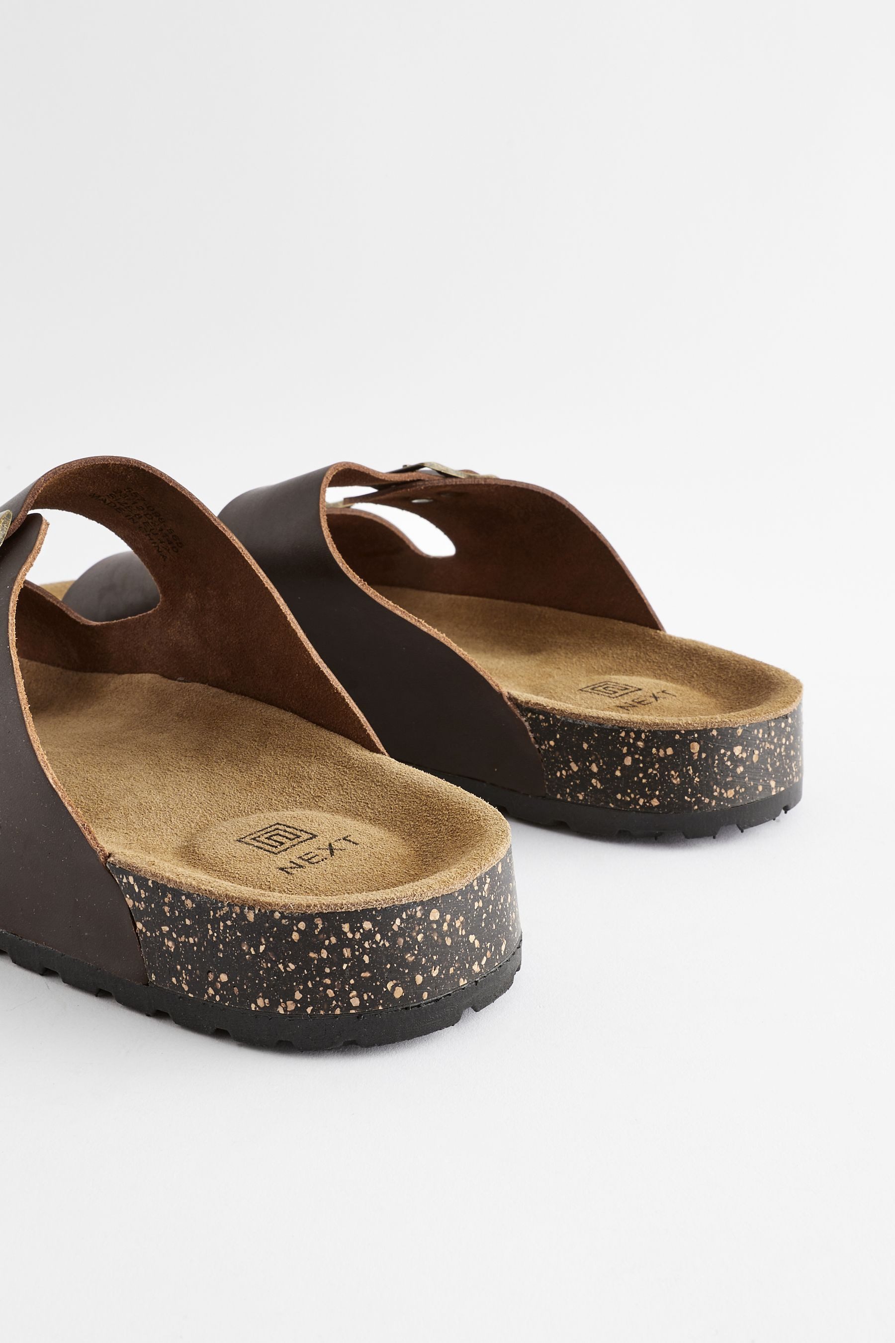 Next Ledersandalen mit zwei Schnallen Pantolette (1-tlg) günstig online kaufen