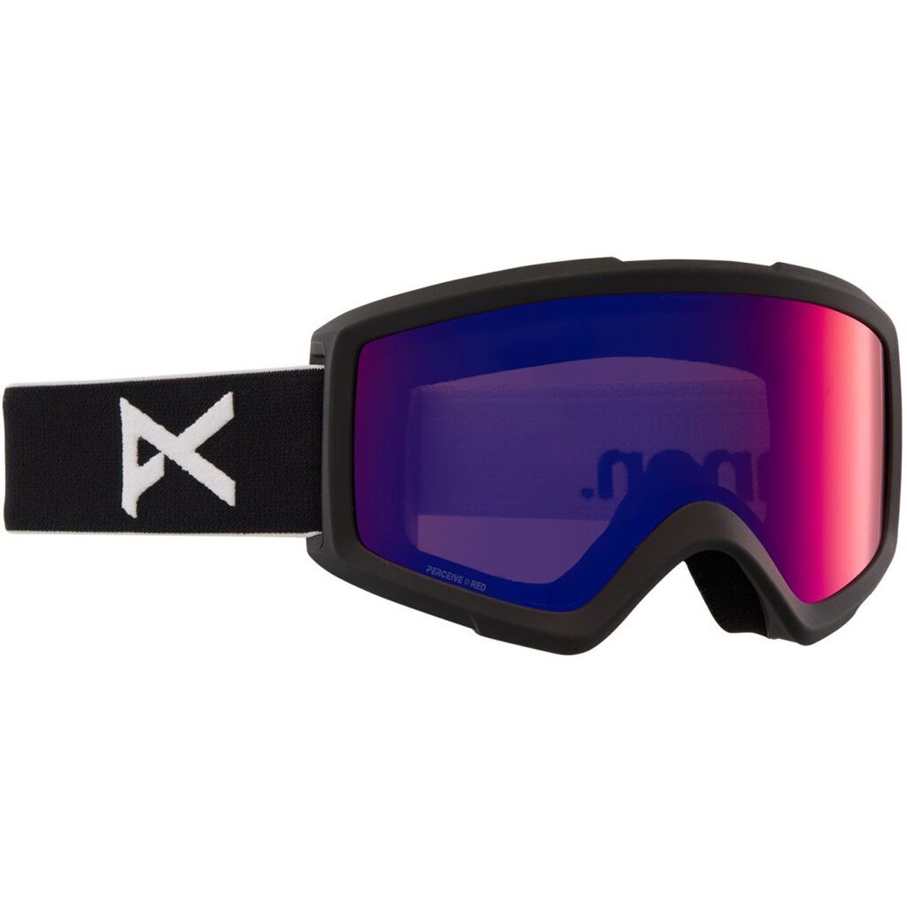 HELIX black/prcv Snowboardbrille, Anon W/SPR red PERCEIVE sun 2
