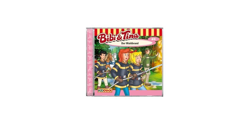 Kiddinx Hörspiel-CD Bibi und Tina 080 - Der Waldbrand