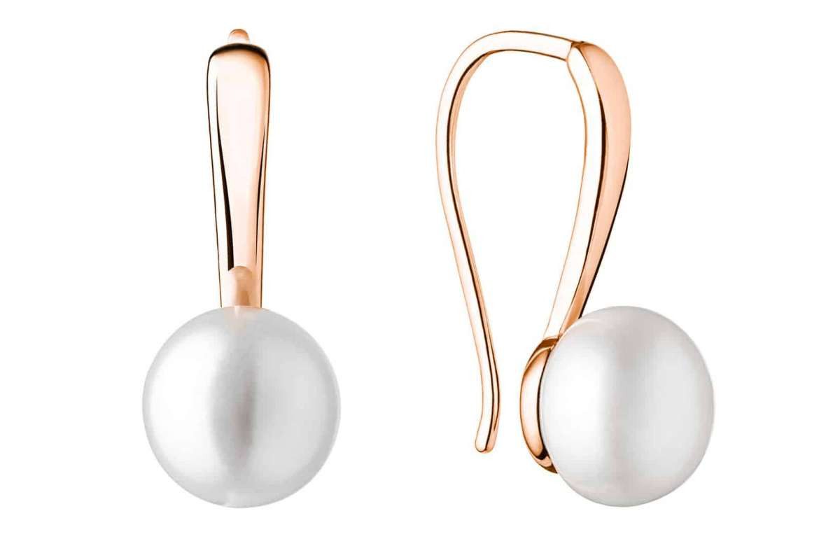 Gaura Pearls Perlenohrringe Perlenohrhänger - weiß, günstig online kaufen