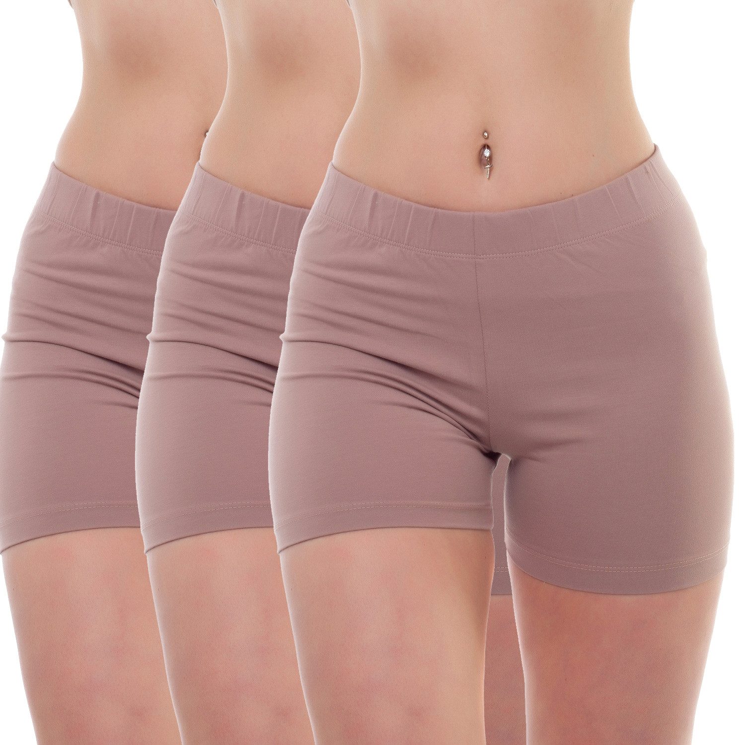 Bongual Strandshorts kurze Leggings Baumwollmix mit günstig online kaufen