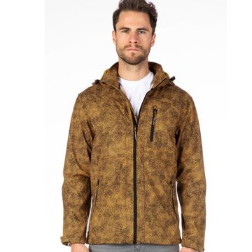 Linea Primero Hardshelljacke LPO - wasserdichte 3 Lagen Stretch Kapuzen Softshelljacke mit Fleece