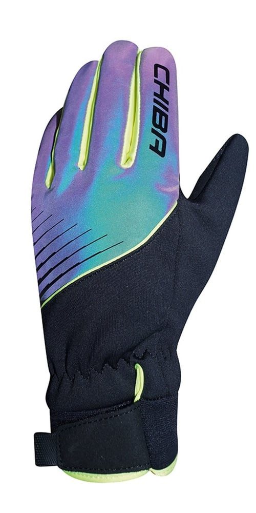 Fahrradhandschuhe Waterproof (wasserdicht. reflektierend) bunt/schwarz Kinder - 1 Paar