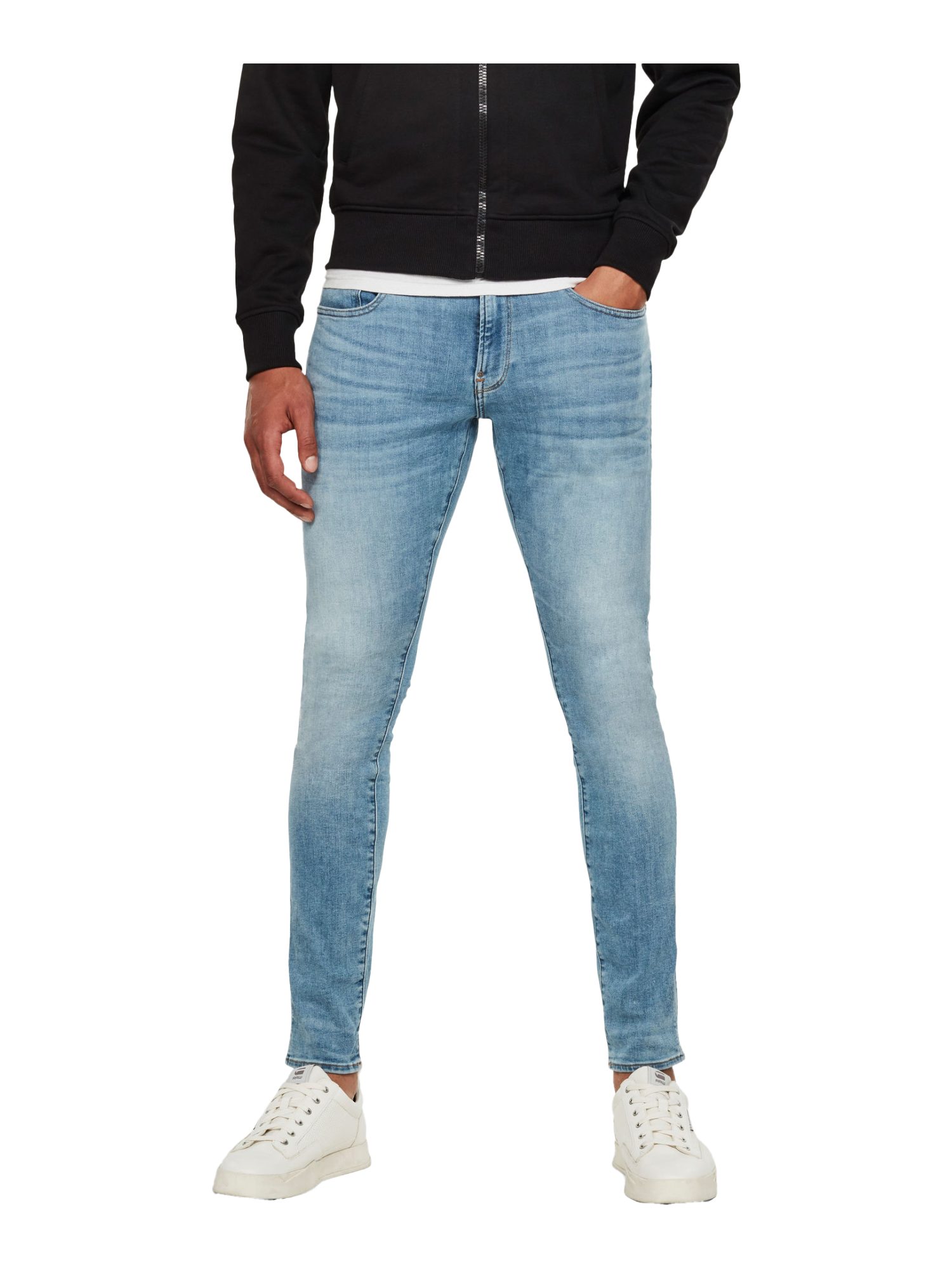 G-STAR 5-Pocket-Jeans blau,Casual,Baumwolle,Unifarben,Skinny