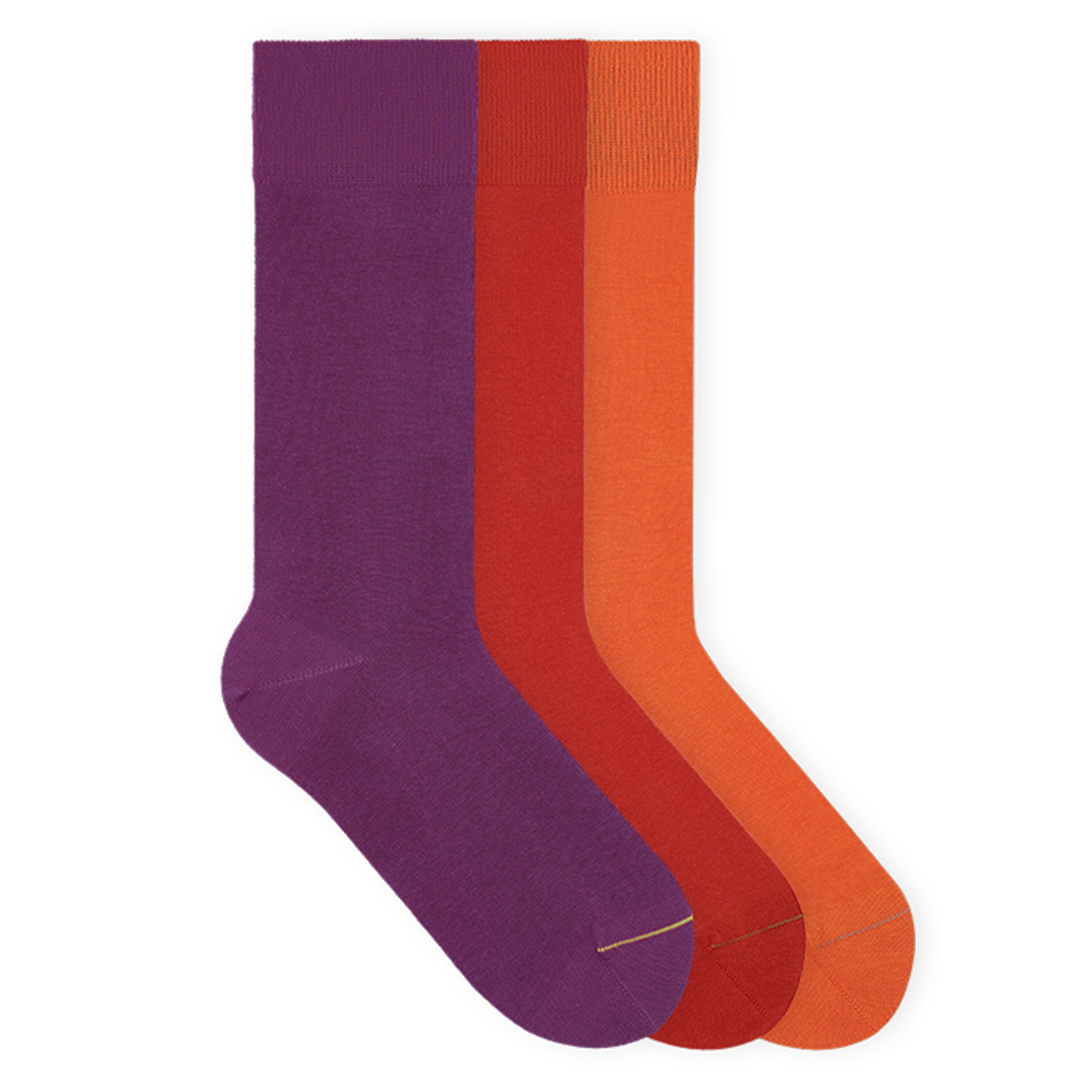 von Jungfeld Носки Signature Innenbund Bio-Baumwolle 35-46 Unisex (3-Paar, 3 Paar) Lange einfarbige Носки aus Bio-Baumwolle