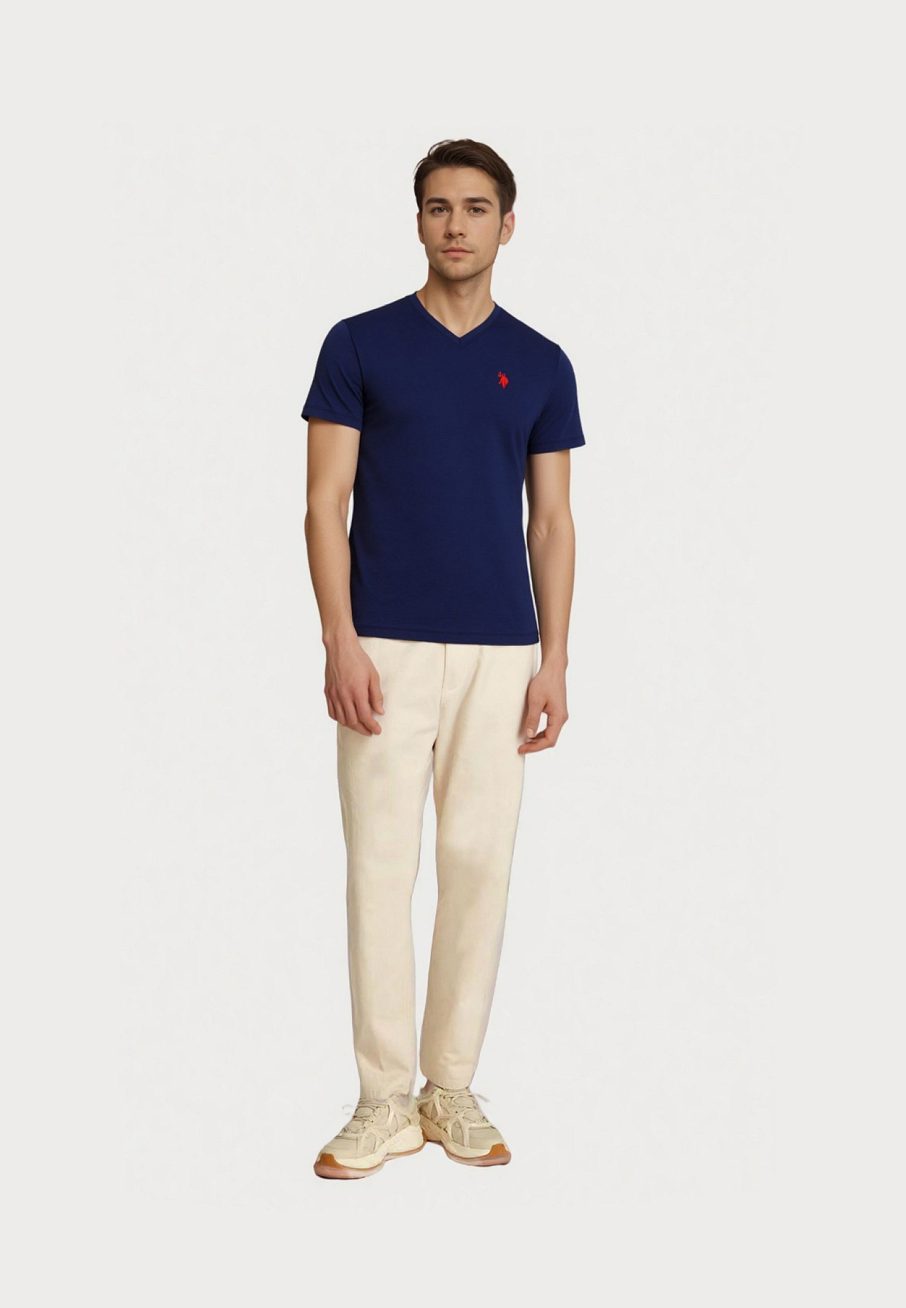 U.S. Polo Assn. T-Shirt T-Shirt Kurzarmshirt 3er Pack (3-tlg., 3)