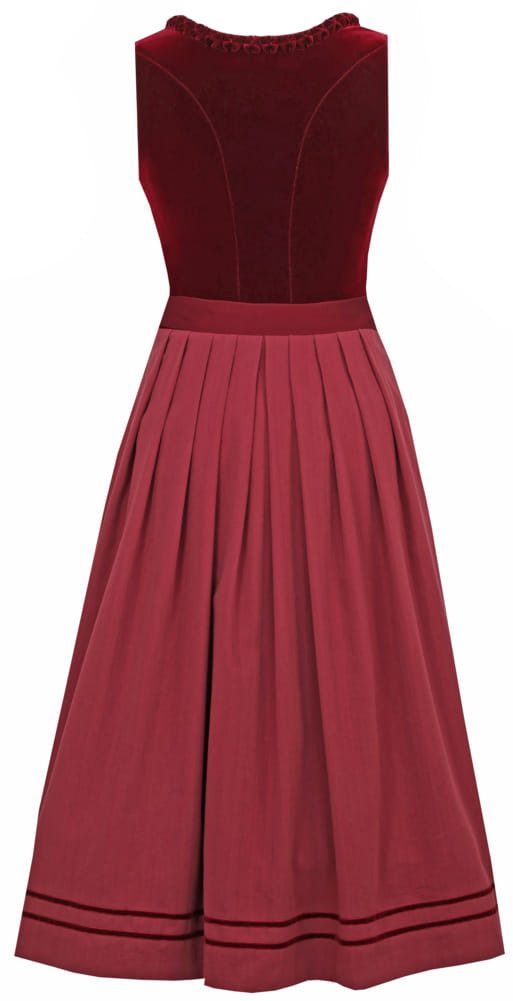 MarJo Dirndl Dirndl Cherry Chante 75cm Länge weinrot günstig online kaufen