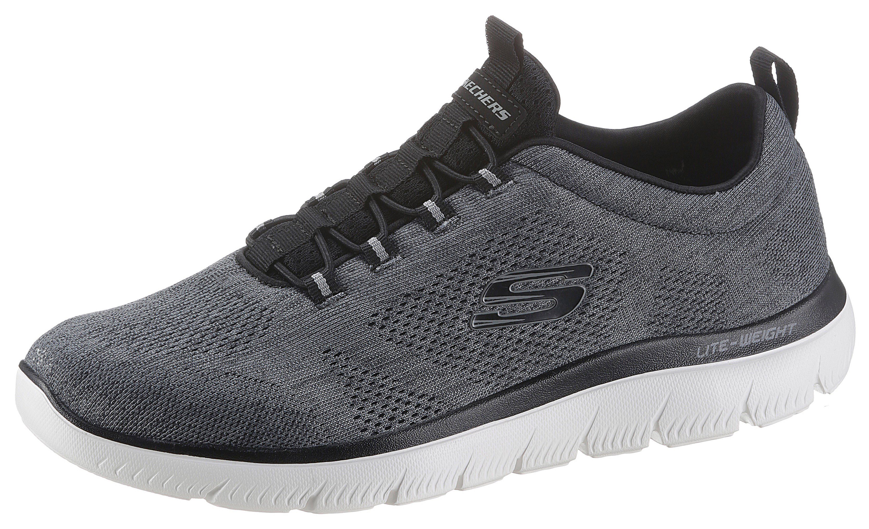 Skechers SUMMITS Slip-On Sneaker Freizeitschuh, Slipper, Komfortschuh mit Gummizug zum Schlupfen