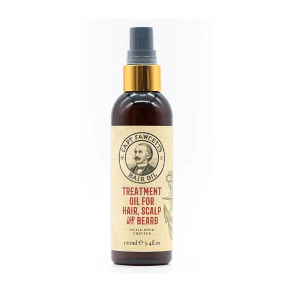 Captain Fawcett Haarpflege-Set Nourishing oil for hair, scalp and beard 100ml