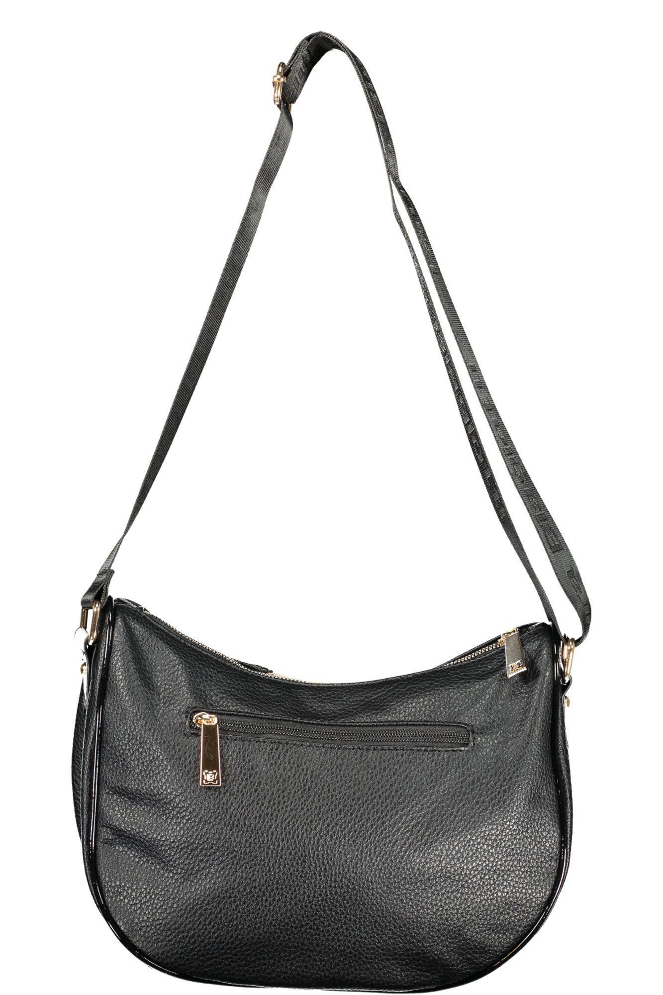 Laura Biagiotti Umhängetasche, Elegante Schwarze Damentasche mit Schultergurt und Kontrastdetails