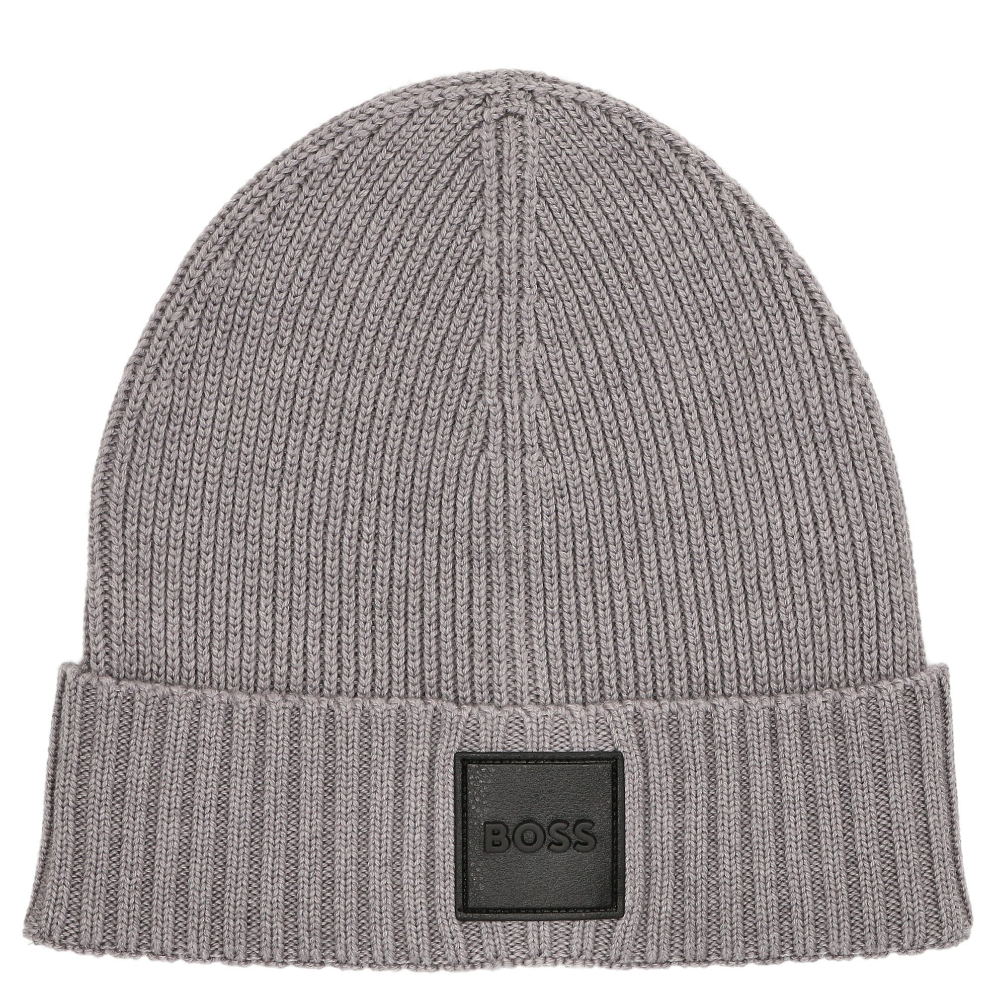 BOSS Strickmütze Flavio - Mütze (silver) günstig online kaufen
