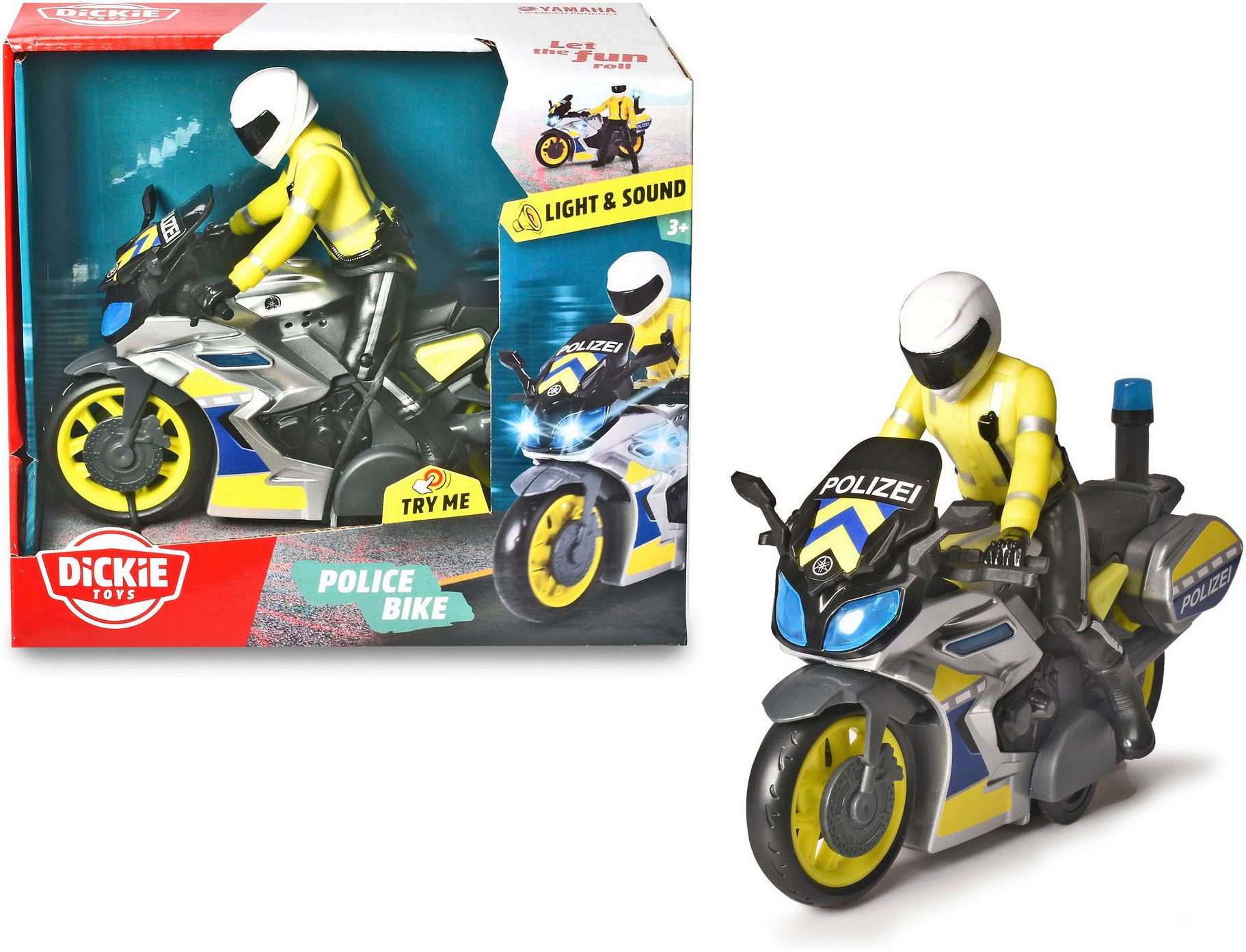 Dickie Toys Spielzeug-Motorrad Police Bike, mit Licht und Sound günstig online kaufen