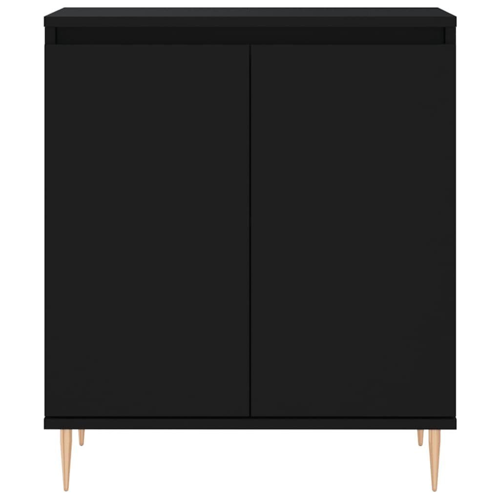 Sideboard St) cm (1 60x35x70 vidaXL Schwarz Holzwerkstoff Sideboard
