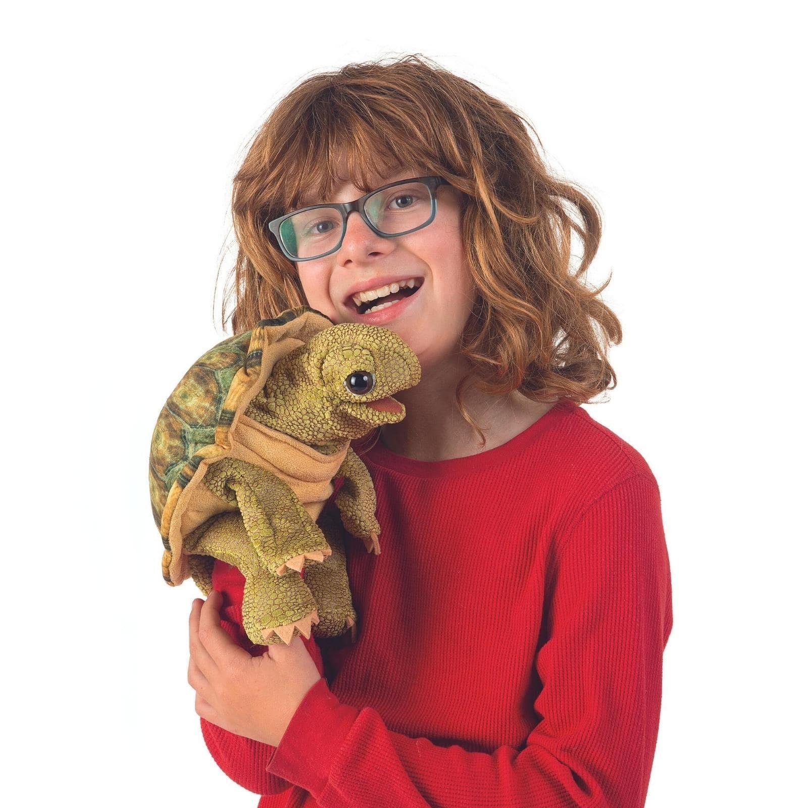 Folkmanis Handpuppen Handpuppe Folkmanis stehende Schildkröte günstig online kaufen