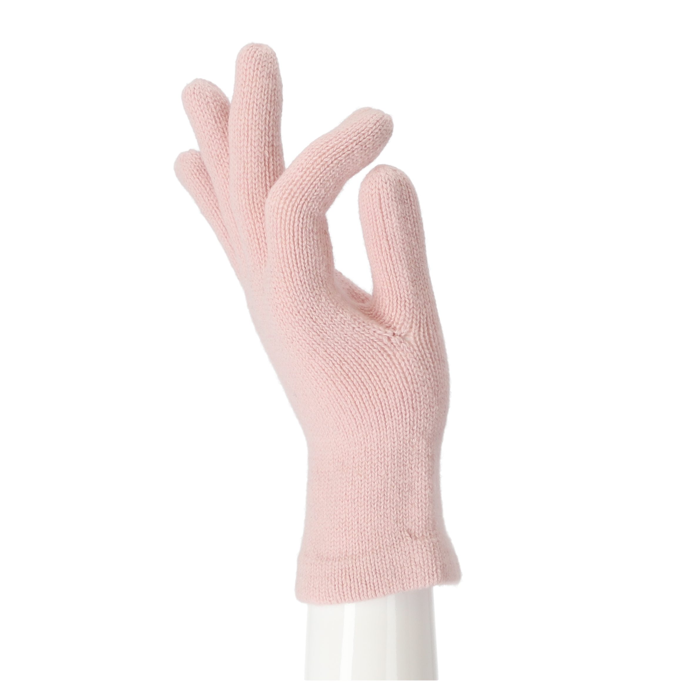 halsüberkopf Accessoires Strickhandschuhe Strickhandschuh aus Wolle mit wei günstig online kaufen