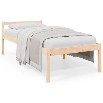 vidaXL Bett Seniorenbett 90x190 cm Massivholz Kiefer