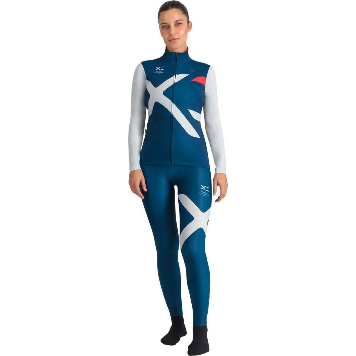 sportful Skihose Squadra W Tight Vielseitige Langlauftights mit moderater Isolierung und modernem
