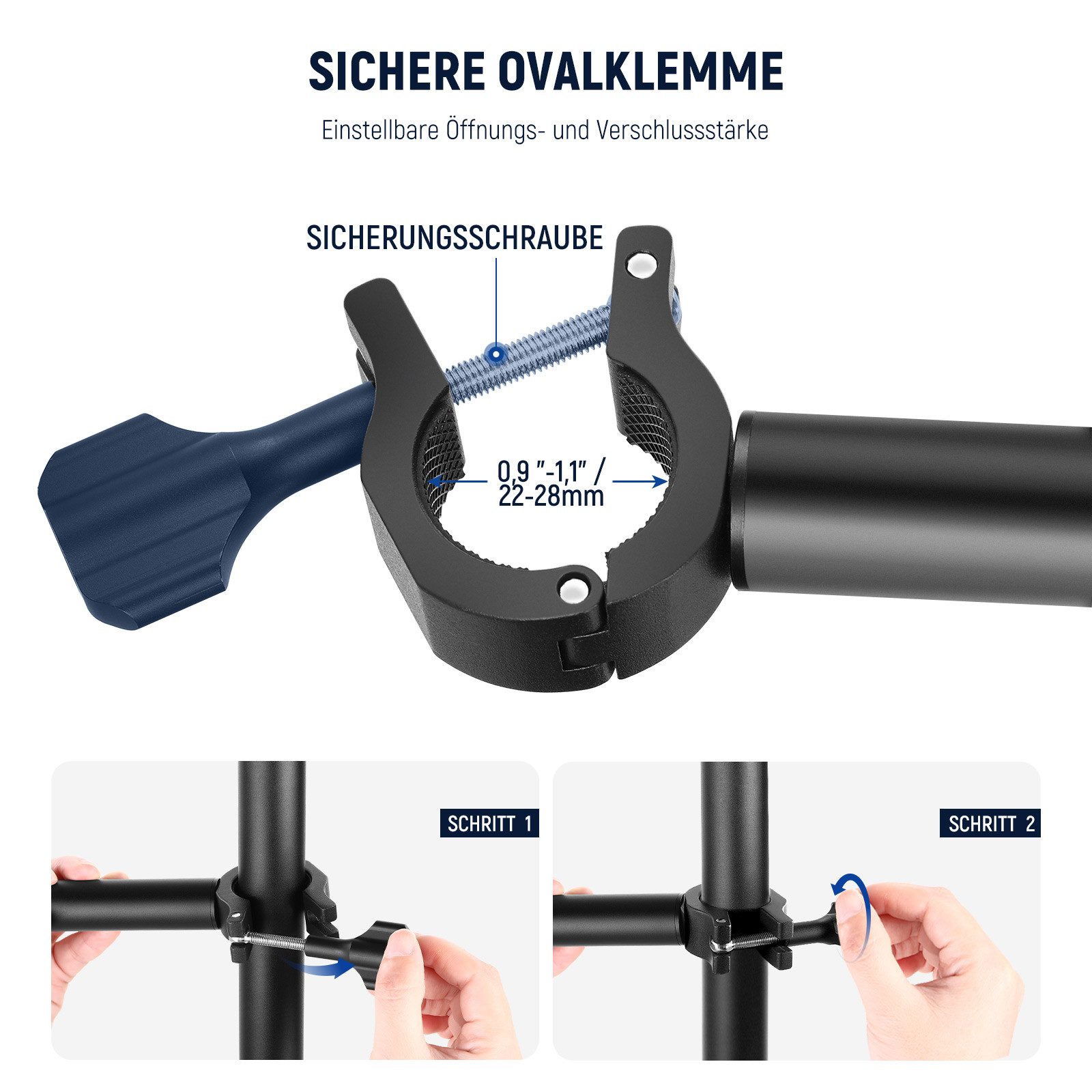 Neewer DS001 Tisch Überkopf Kamerahalterungsarm, 30-51cm Verlängerungsarm Galgenstativ (1/4" 3/8" 5/8" Schrauben, für Tischständer mit Kugelkopfhalterung)
