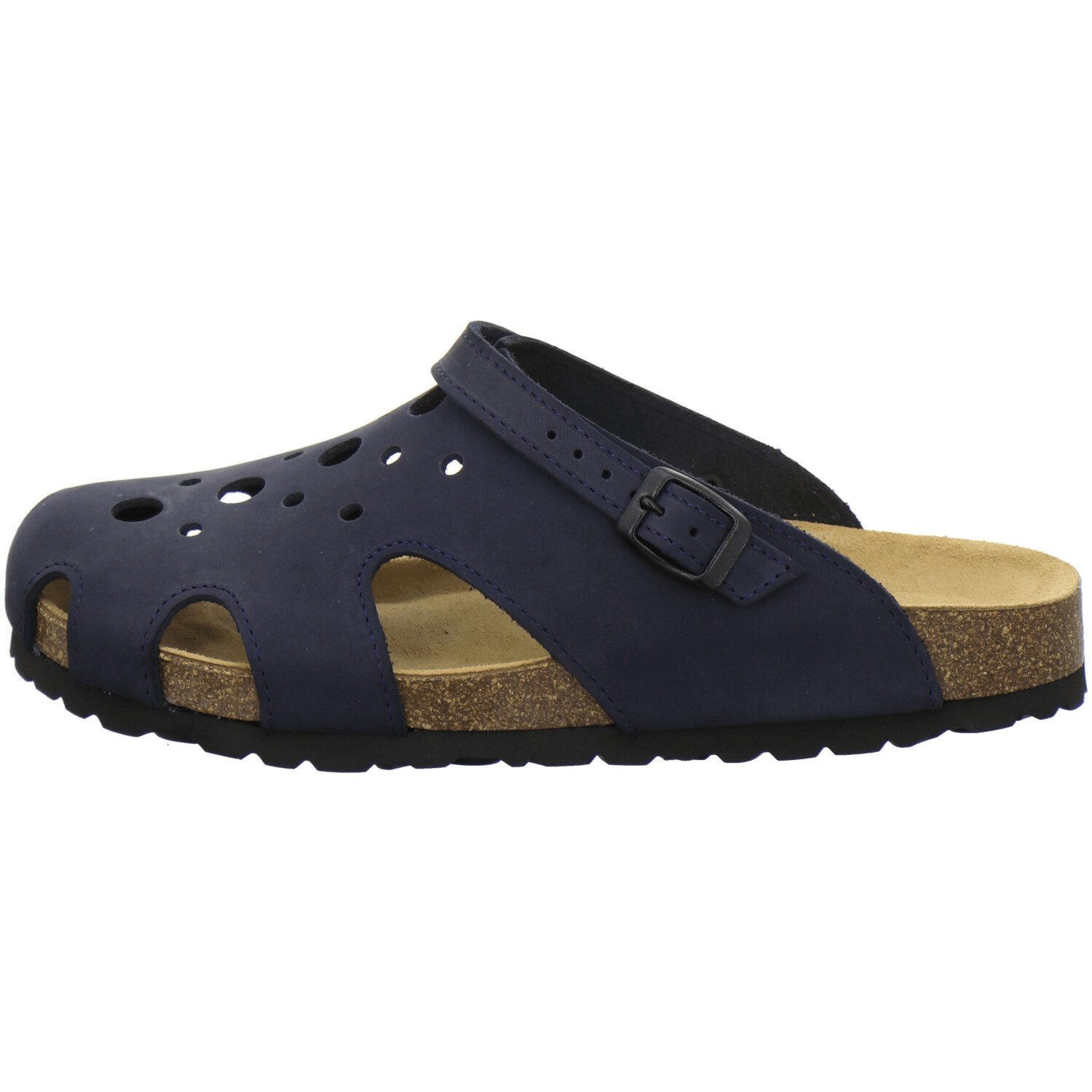AFS-Schuhe 309340 Clogs Pantolette für Herren aus Leder mit Fußbett, Hausschuhe Made in Germany