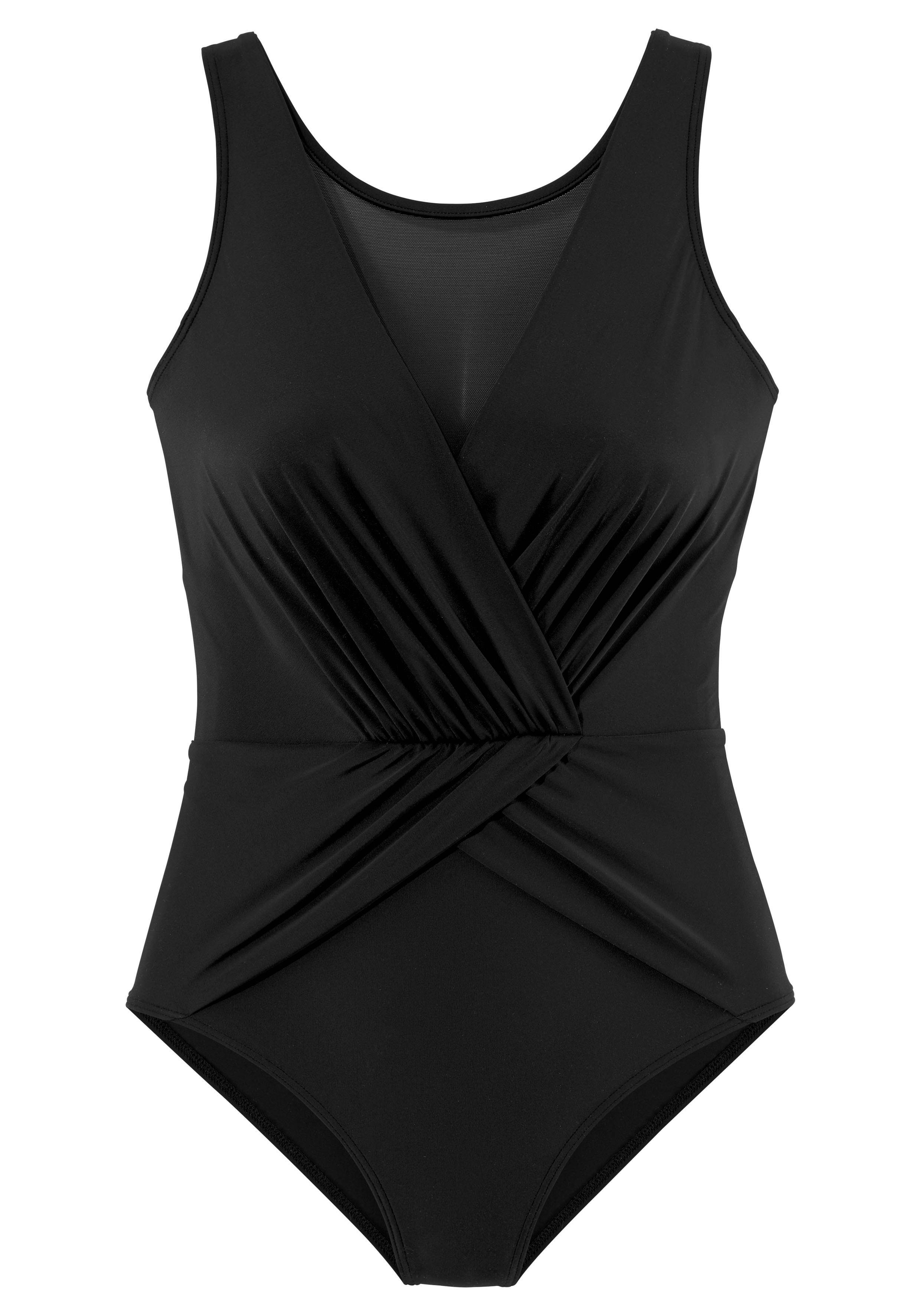 LASCANA Badeanzug mit Mesh-Einsatz günstig online kaufen