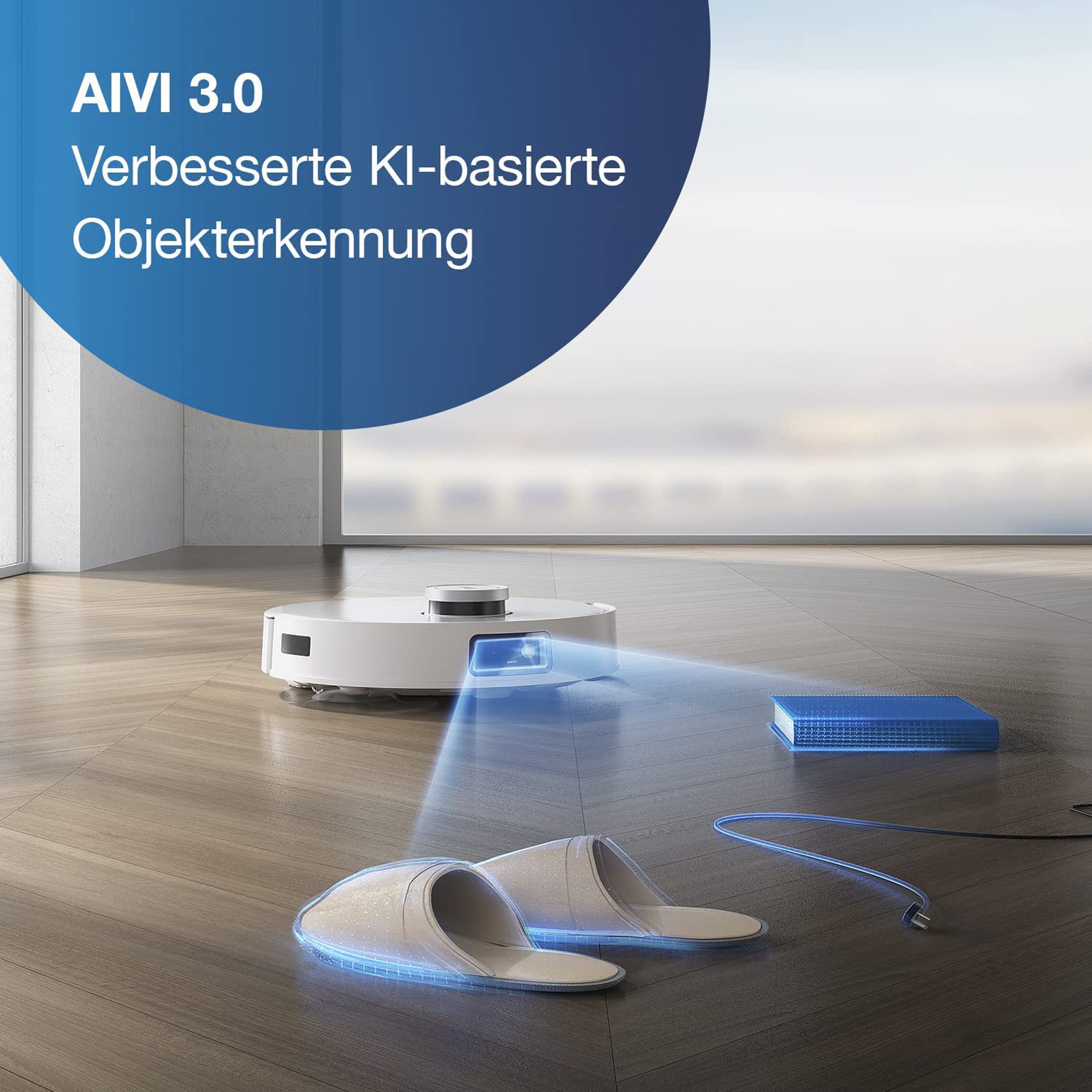 ECOVACS Nass-Trocken-Saugroboter DEEBOT T10, 45,00 W, mit TrueMapping 2.0-Navigation