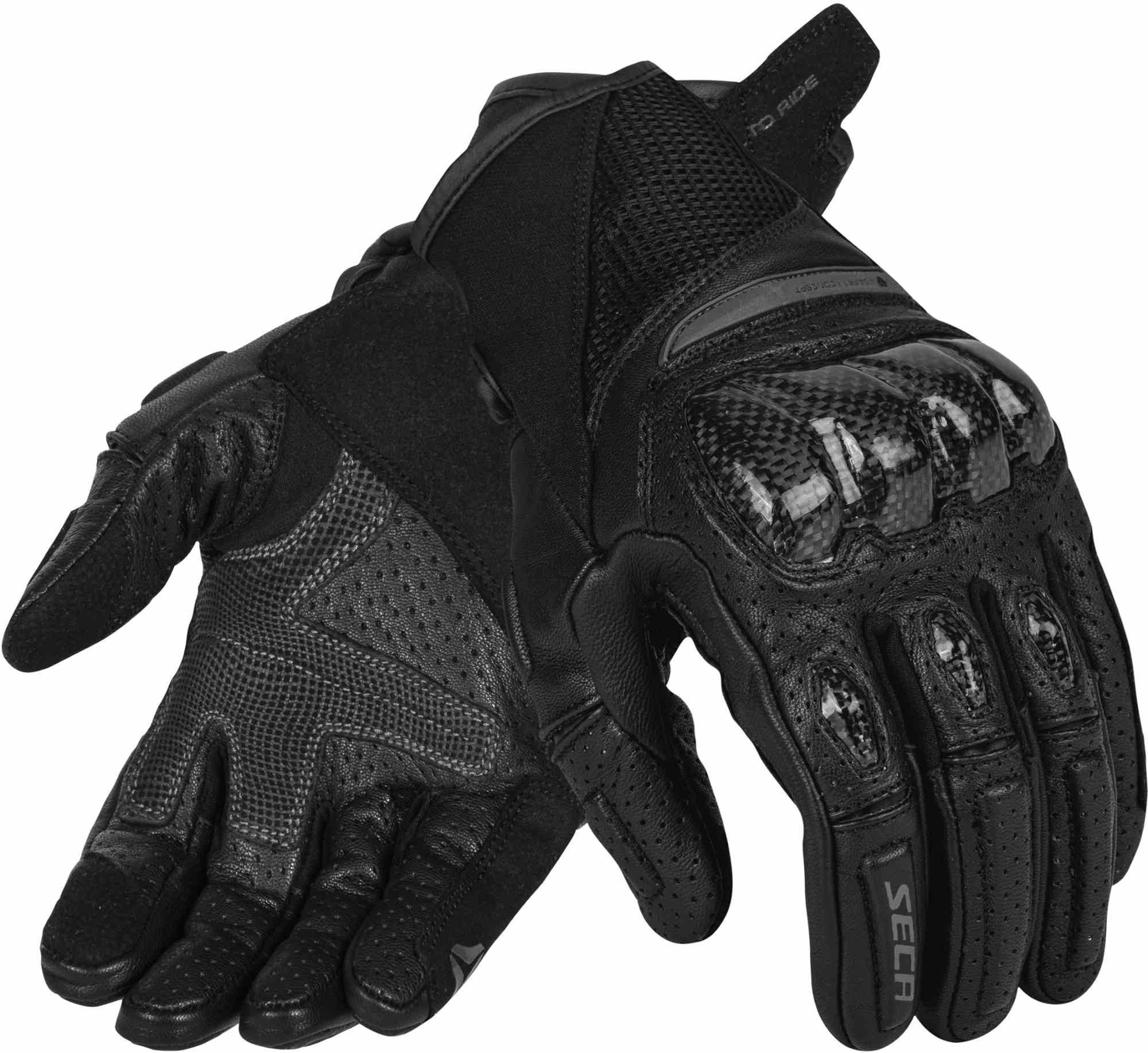SECA Motorradhandschuhe Seca Summer Short II Motorrad Handschuhe mit Fingerbrücke