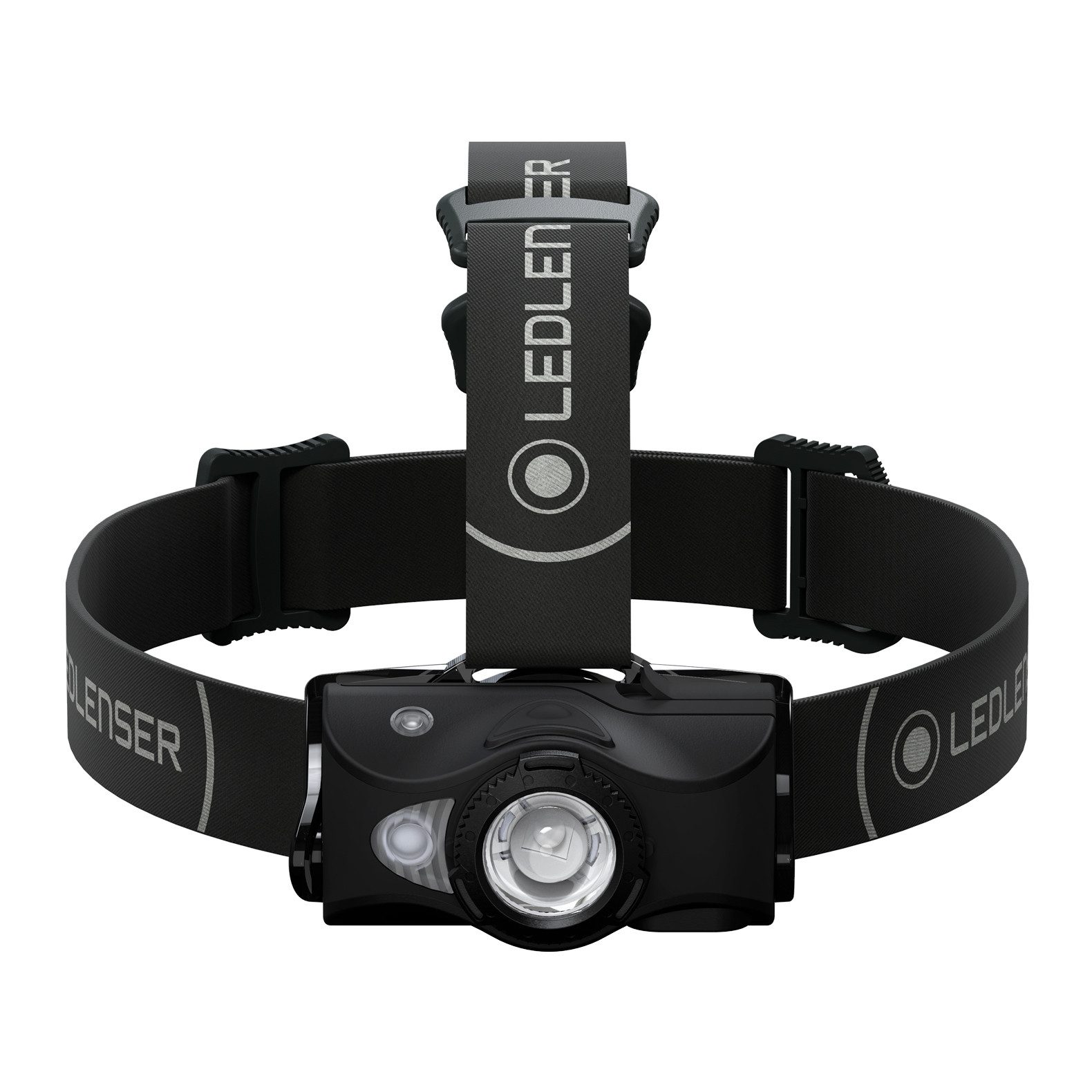 Ledlenser LED Stirnlampe MH8 Schwarz, 600 Lumen, 200m Leuchtweite, 40 Std. Laufzeit, IP54, wiederaufladbar