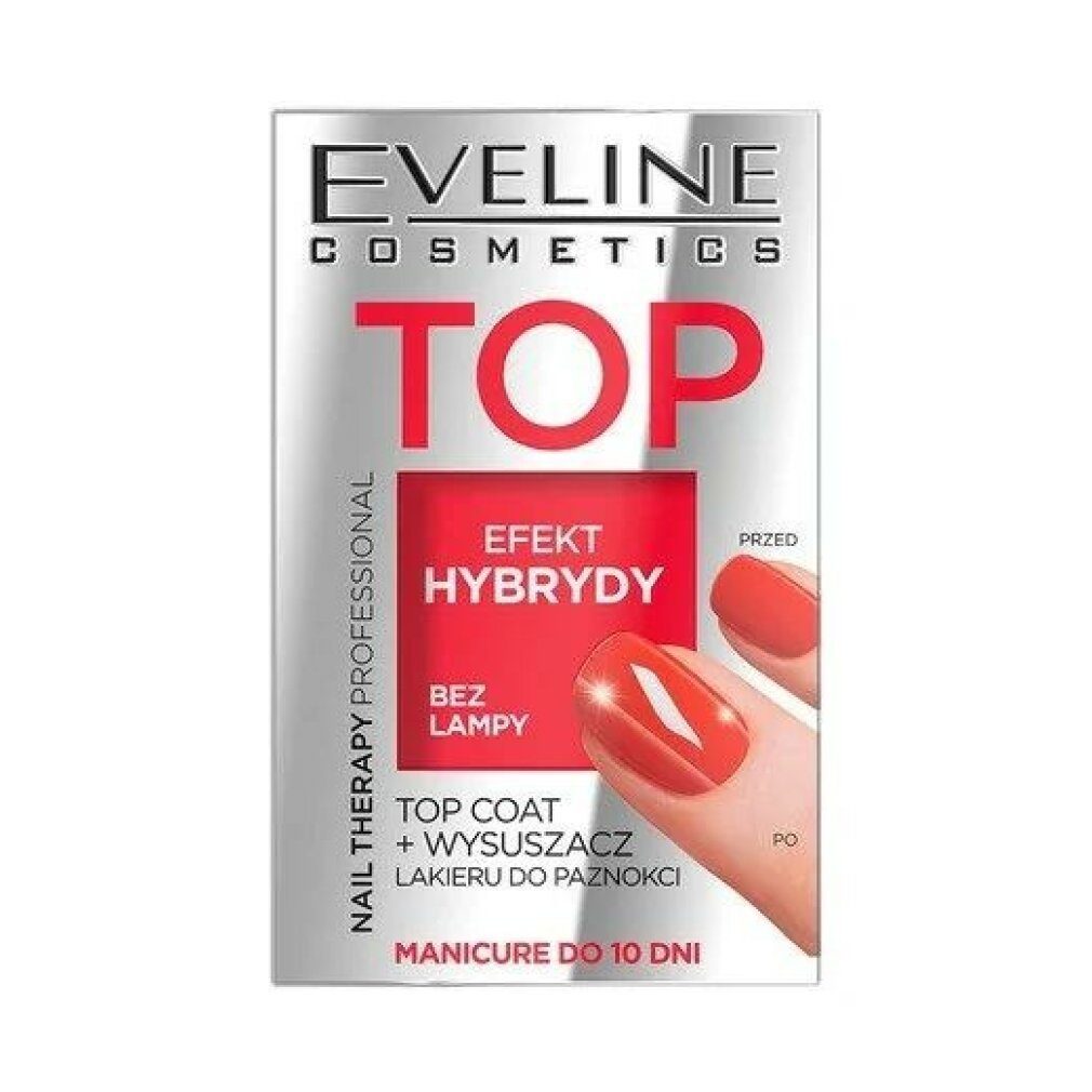 Eveline Cosmetics Nagellack Eveline Nail Therapy Top Coat + Nagellack-Trockner 5ml