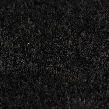 Fußmatte Fußabtreter Schmutzfangmatte Türmatte Fußmatte Schwarz 100x300 cm Koko, vidaXL, Rechteck, Höhe: 0 mm