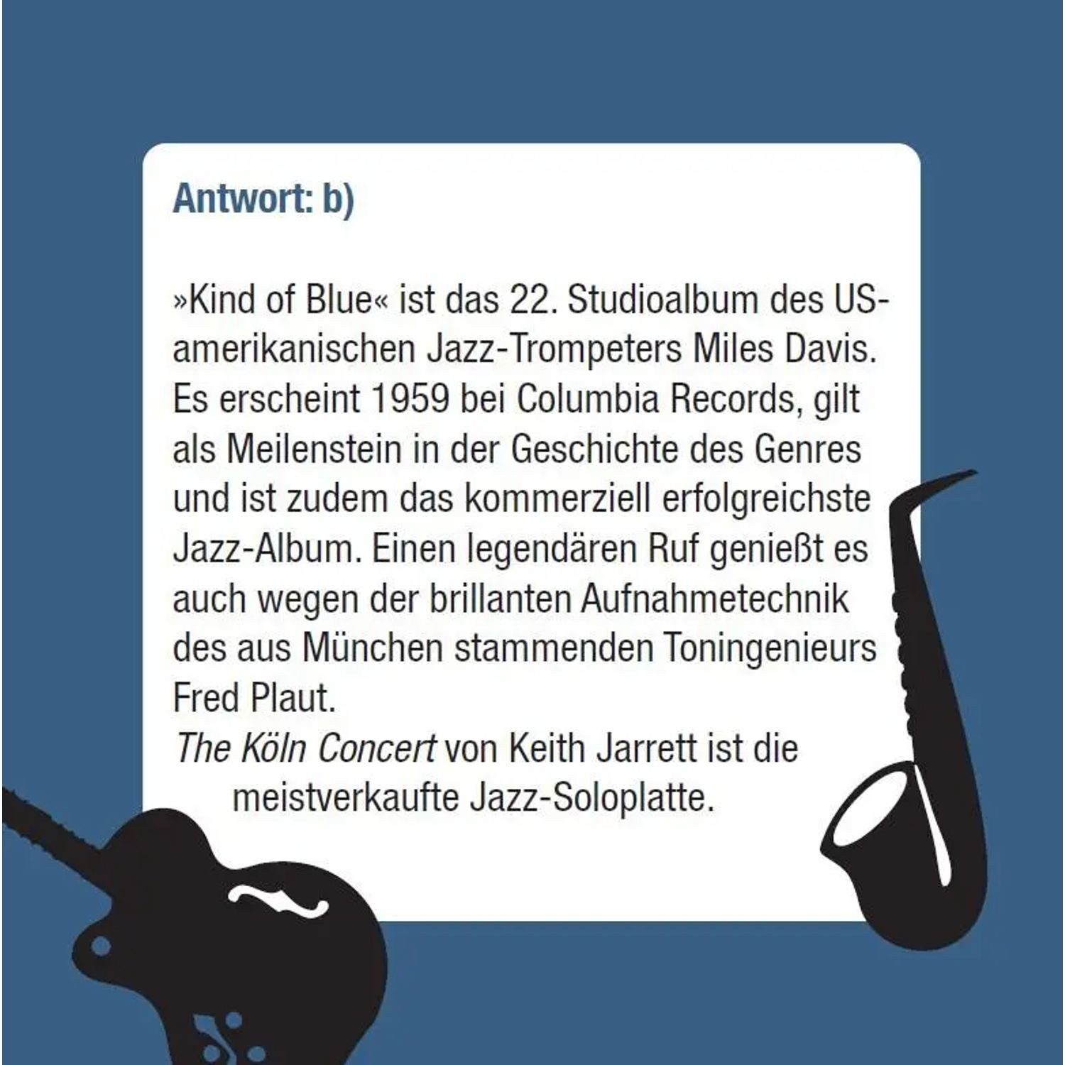 ars vivendi Spiel Das Jazz & Blues Quiz