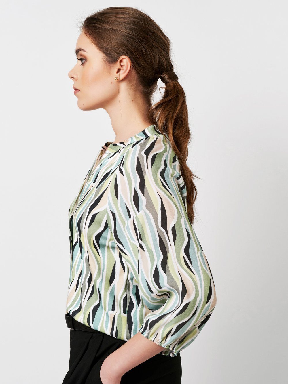 DESOTO Klassische Bluse Lana mit Tunikaausschnitt günstig online kaufen