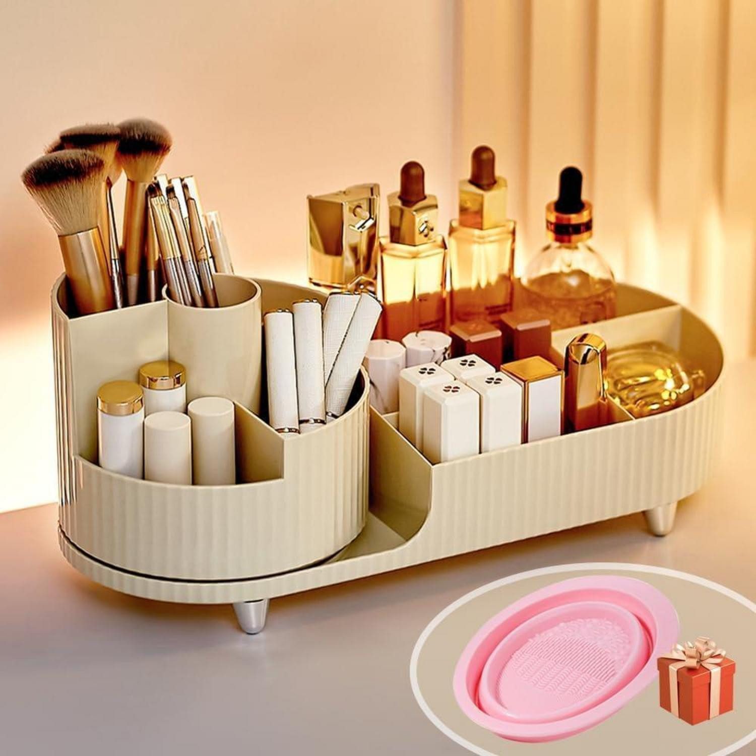 JVISION Make-Up Organizer Make up Organizer Drehbar