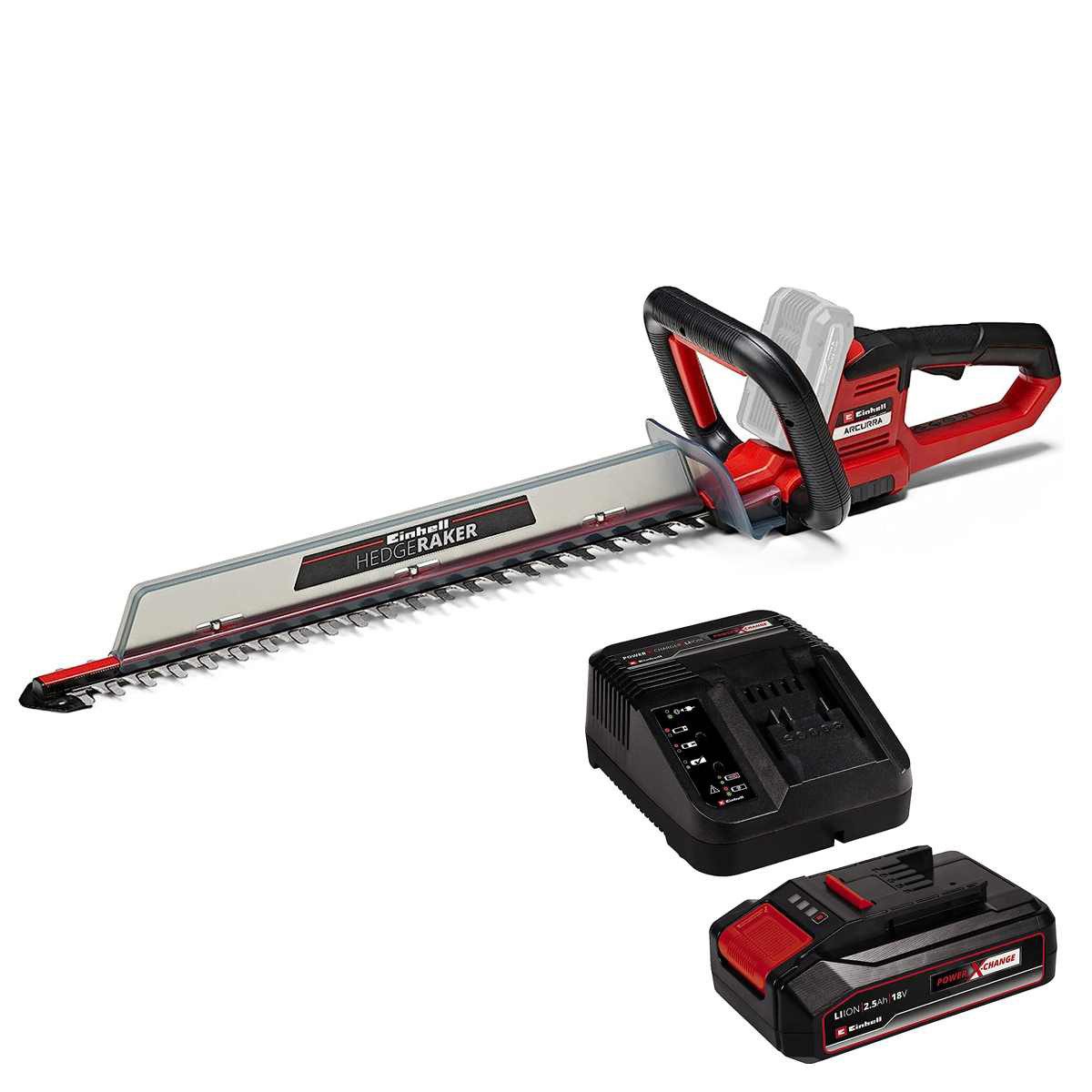 Einhell Akku-Heckenschere ARCURRA 18/55 mit Akku 2.5 Ah & Ladegerät 18V Pow günstig online kaufen