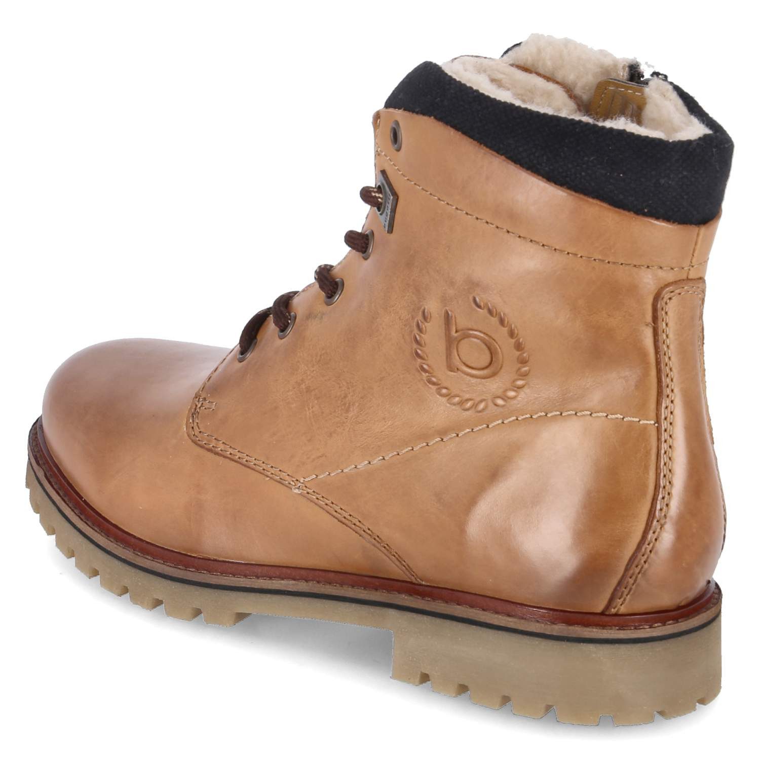 bugatti Bugatti 321AOQ521200-6300 Herren Leder & Textil braun Schnürstiefel