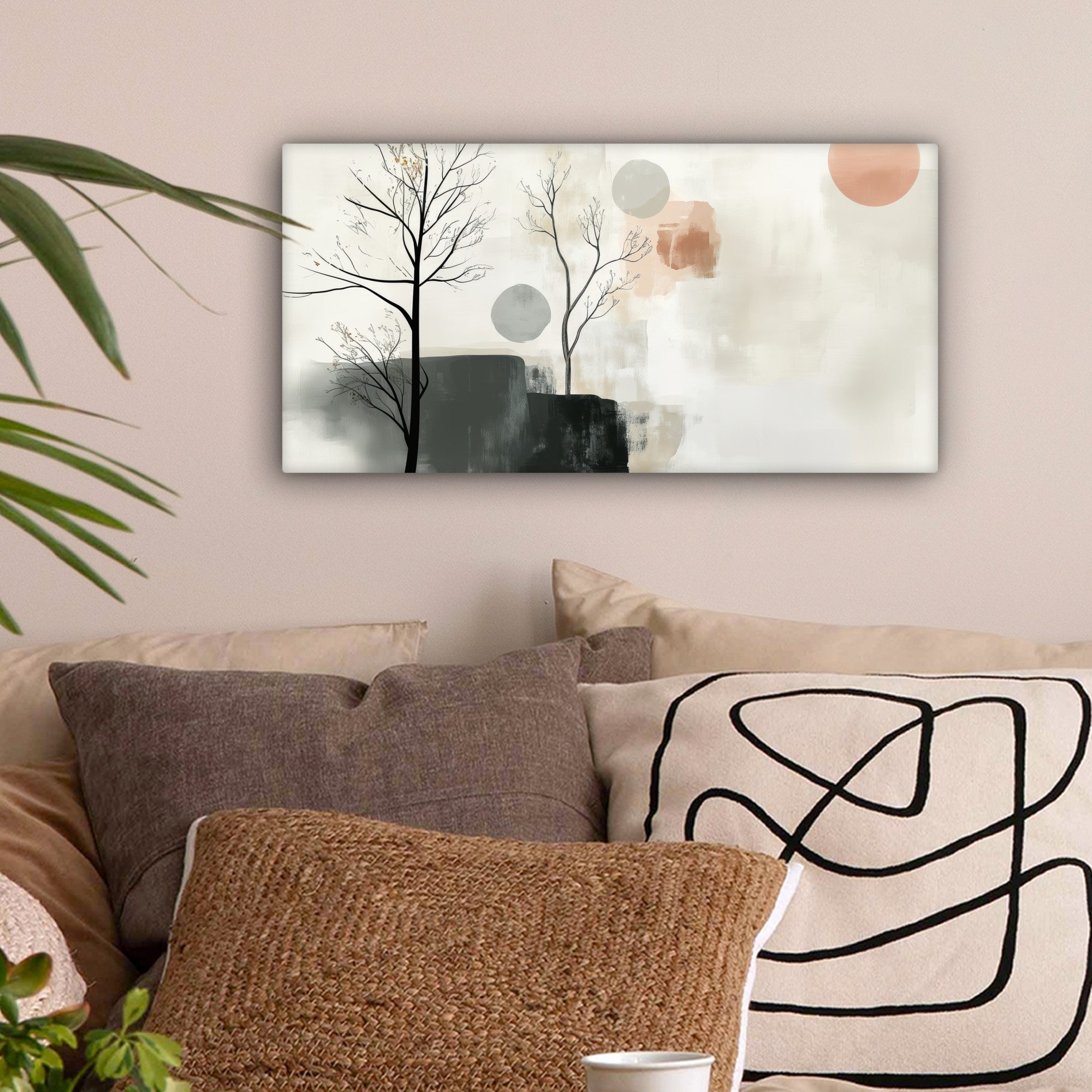 OneMillionCanvasses® Leinwandbild Panorama Wabi sabi - günstig online kaufen