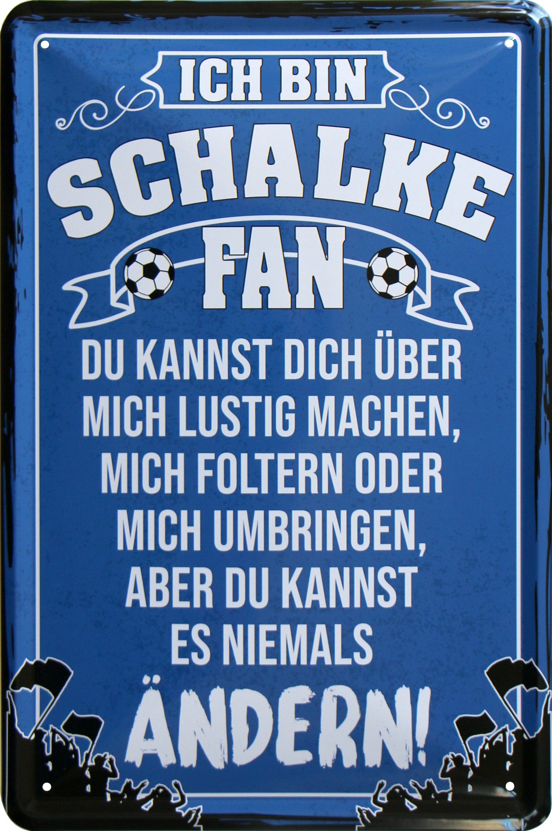 WOGEKA ART Metallbild Ich bin Schalke günstig online kaufen
